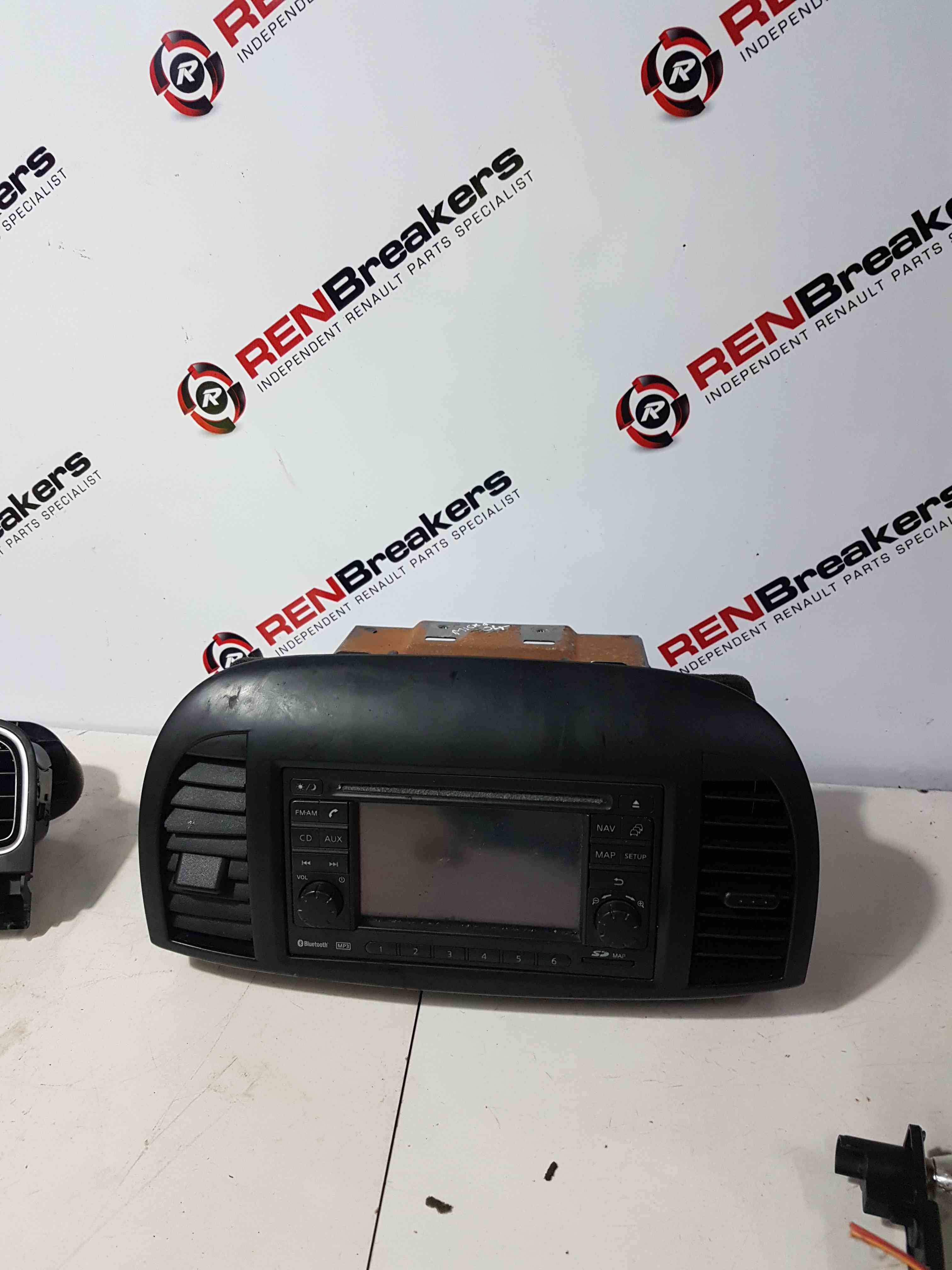 Thumb 3 Nissan Micra K12 2002-2010 Radio Cd Player Stereo Unit + Code 25915Bh10d