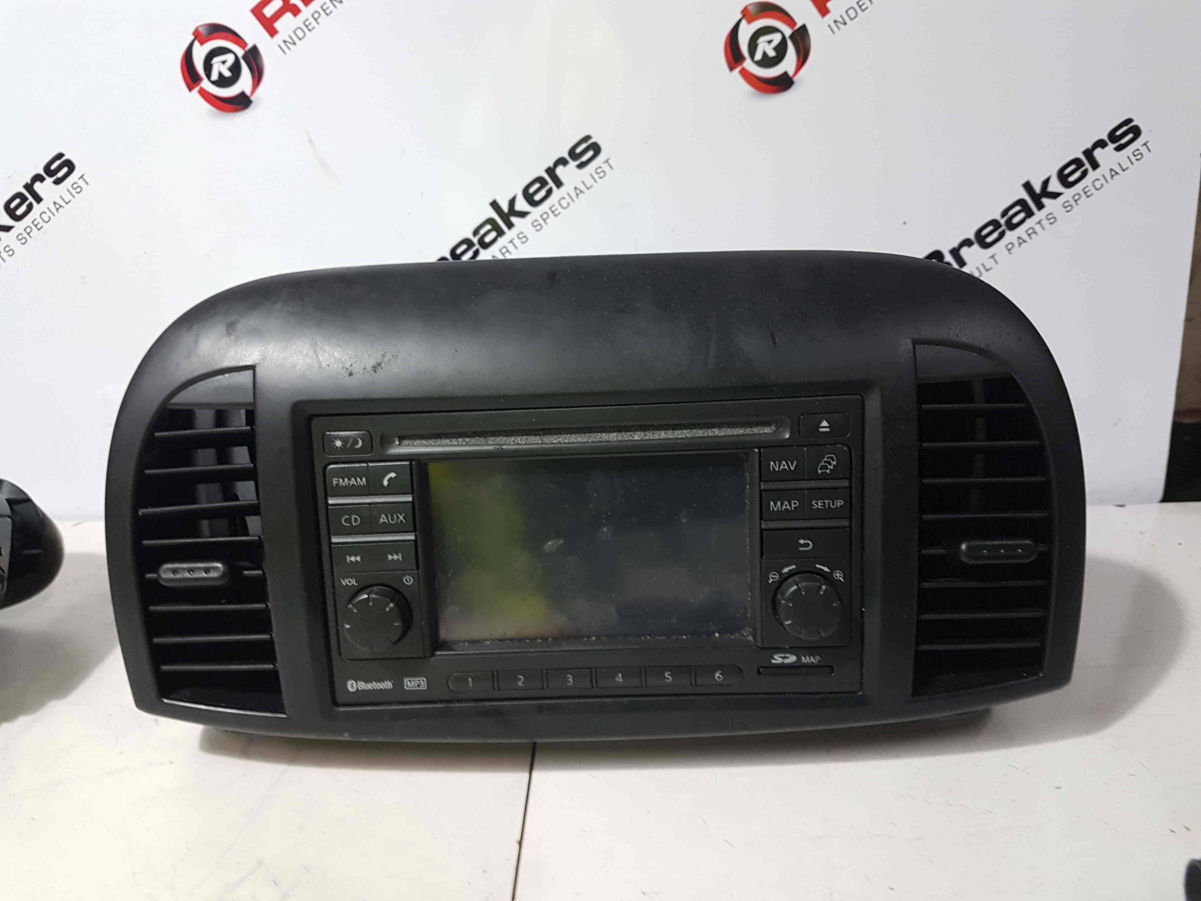Thumb 4 Nissan Micra K12 2002-2010 Radio Cd Player Stereo Unit + Code 25915Bh10d