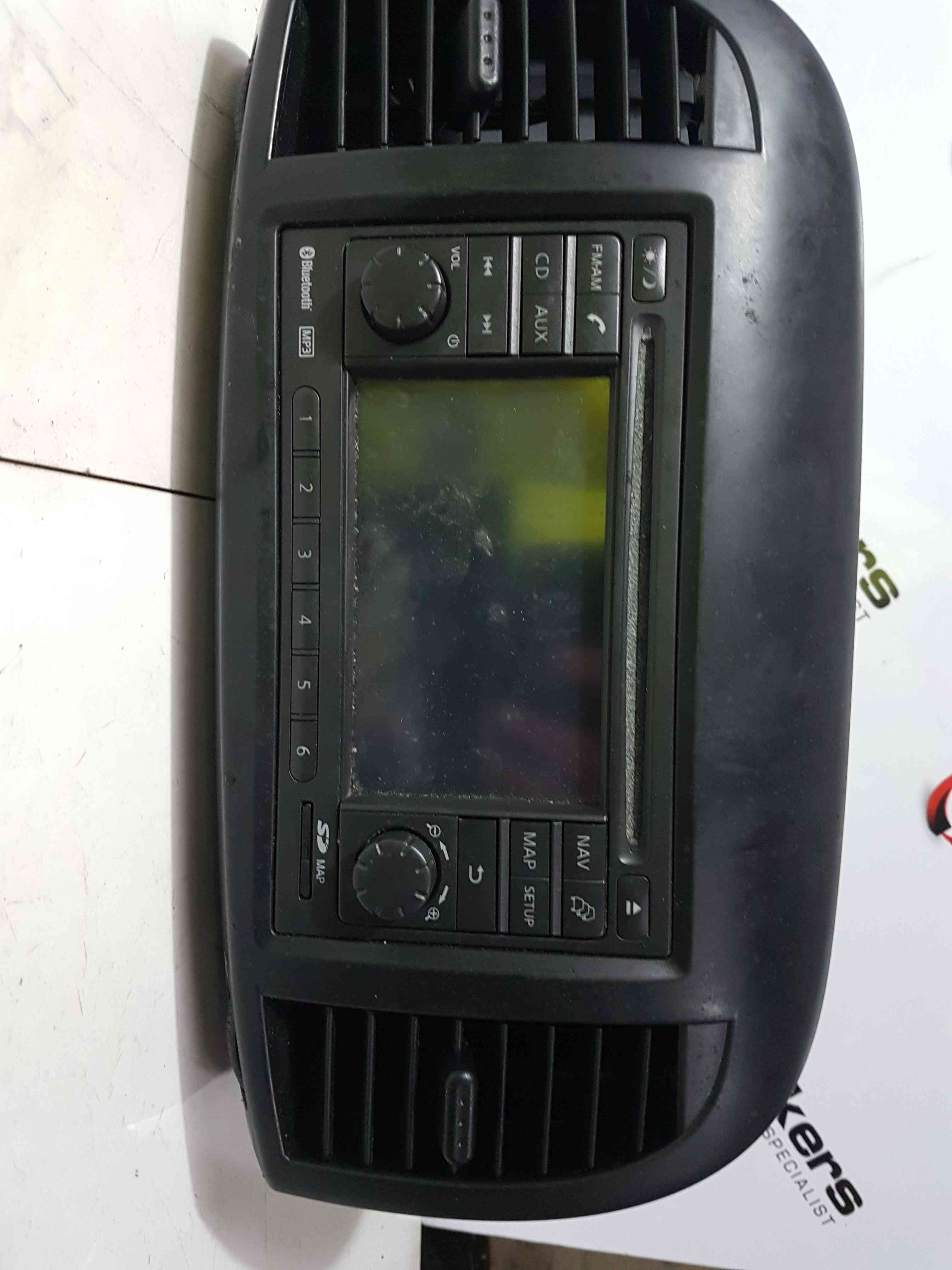 Thumb 8 Nissan Micra K12 2002-2010 Radio Cd Player Stereo Unit + Code 25915Bh10d