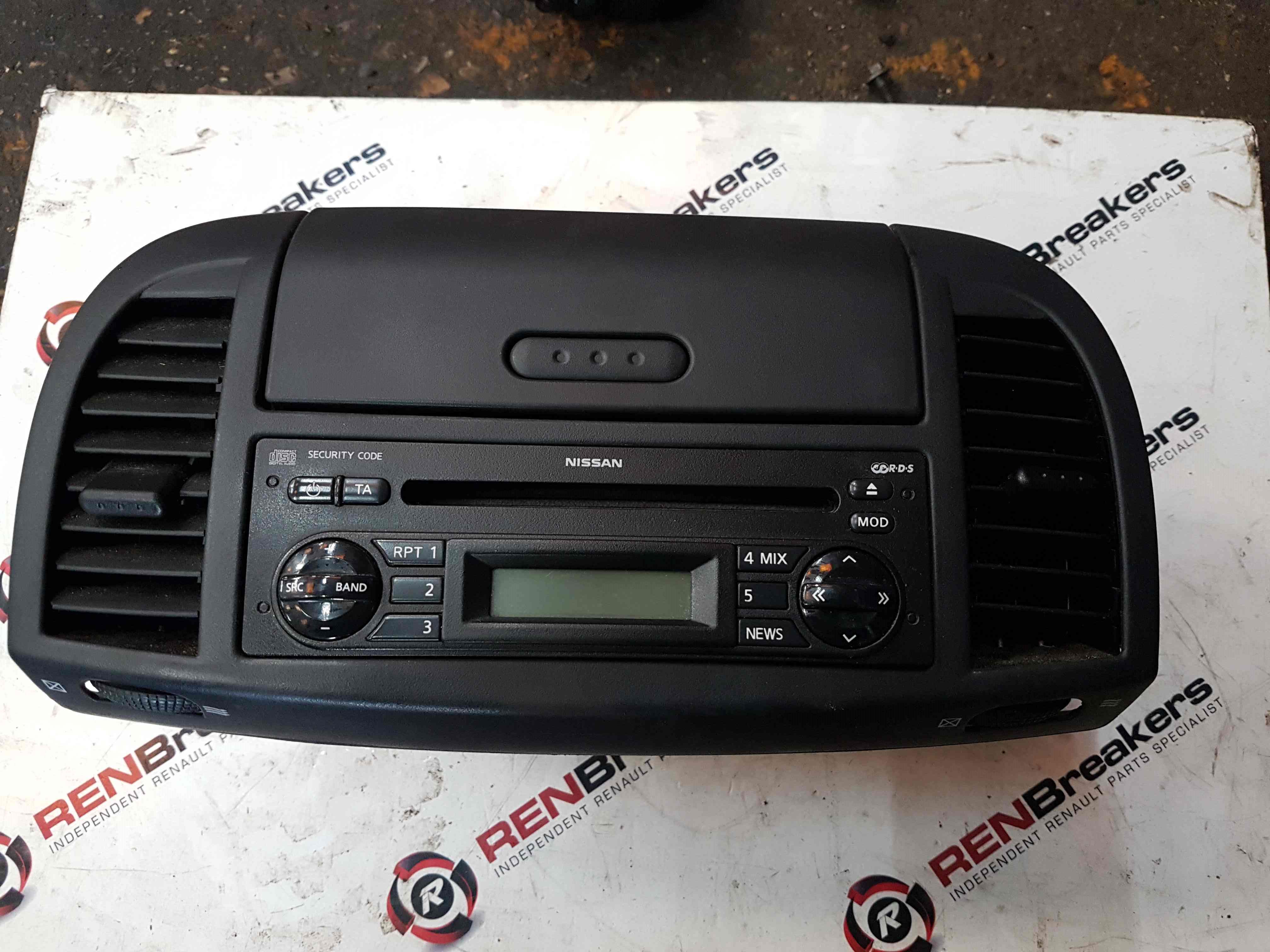 Thumb 2 Nissan Micra K12 2002-2010 Radio Cd Player Stereo Unit With Code 7647383318