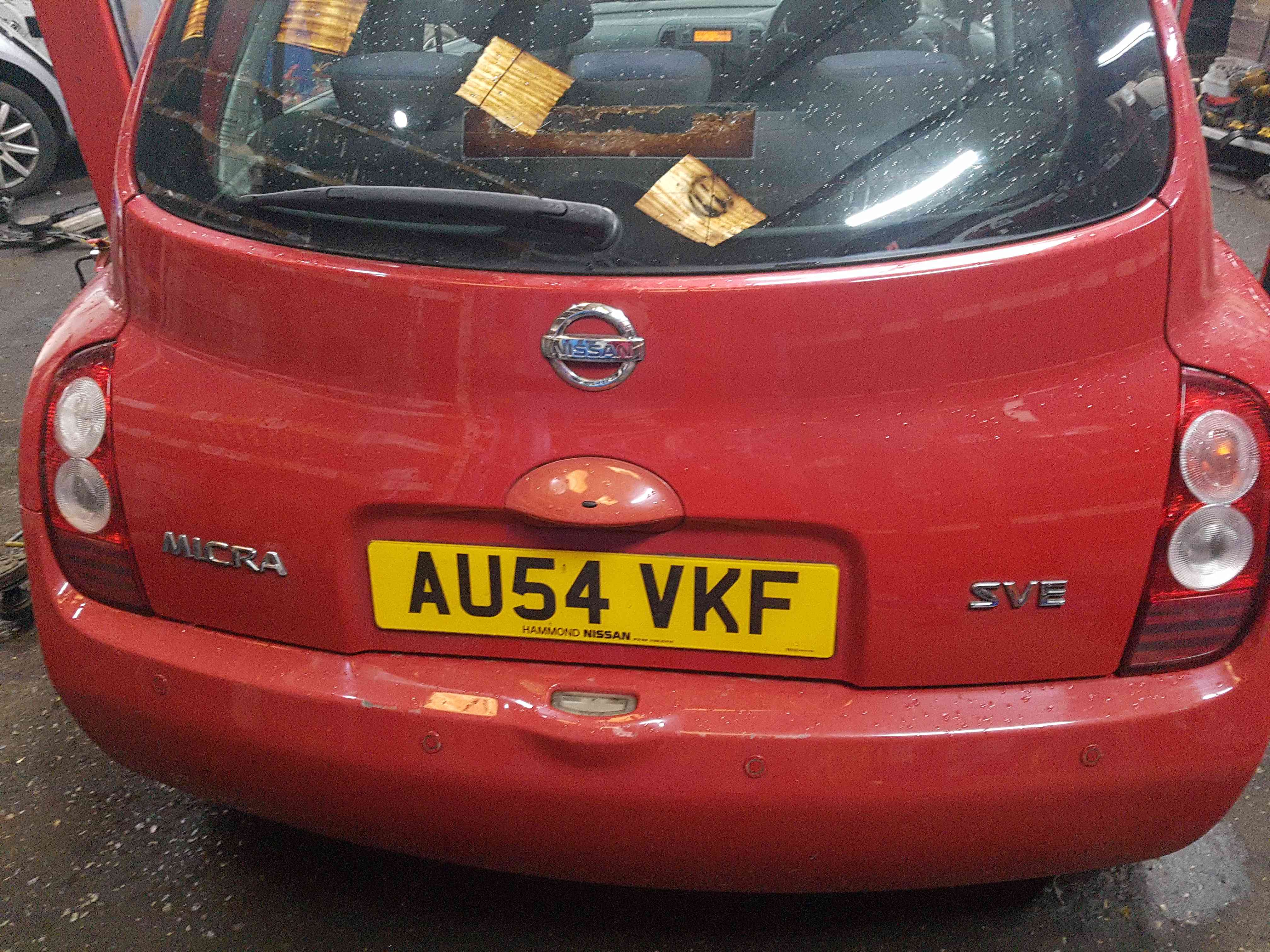 Thumb 3 Nissan Micra K12 2002-2010 Rear Boot Tailgate Z10 RED