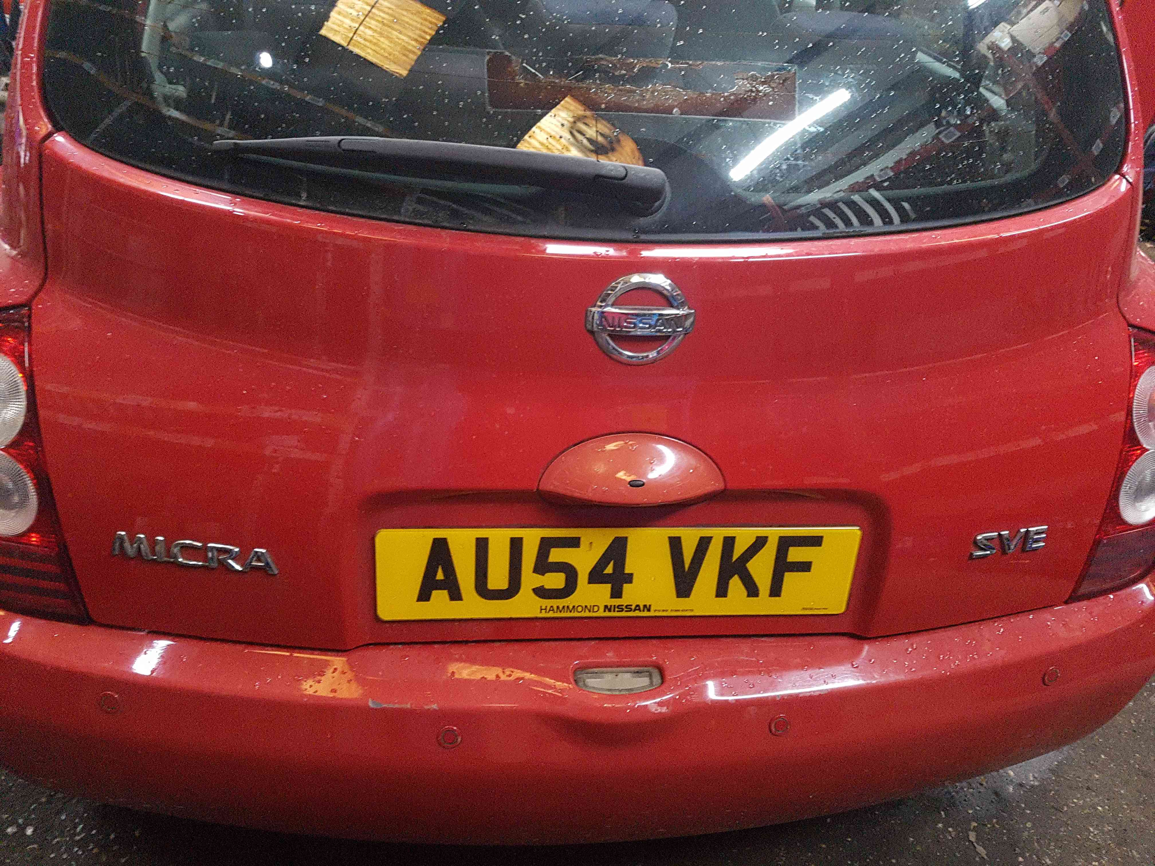 Thumb 4 Nissan Micra K12 2002-2010 Rear Boot Tailgate Z10 RED