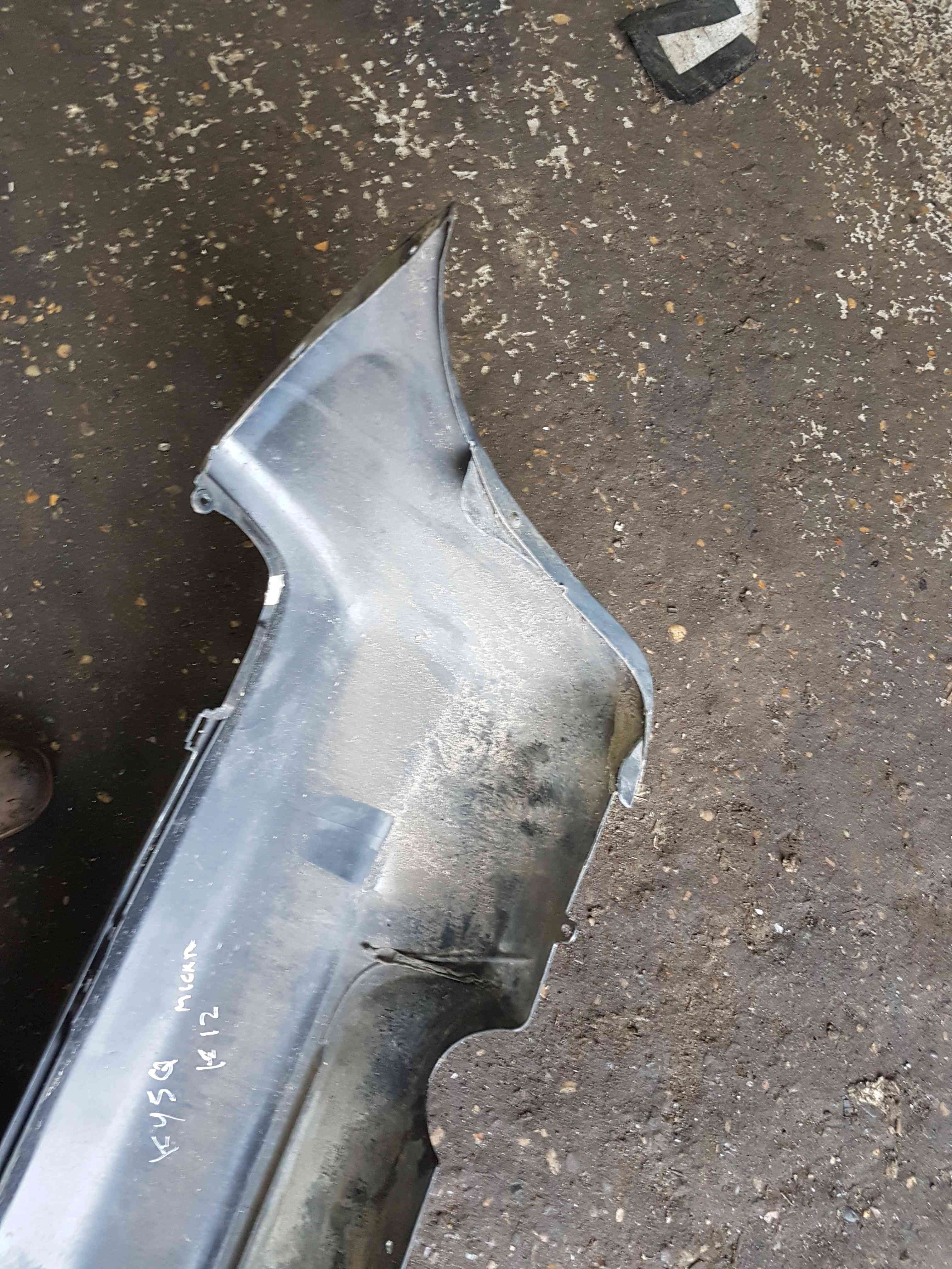 Thumb 6 Nissan Micra K12 2002-2010 Rear Bumper Ky5g Gray 