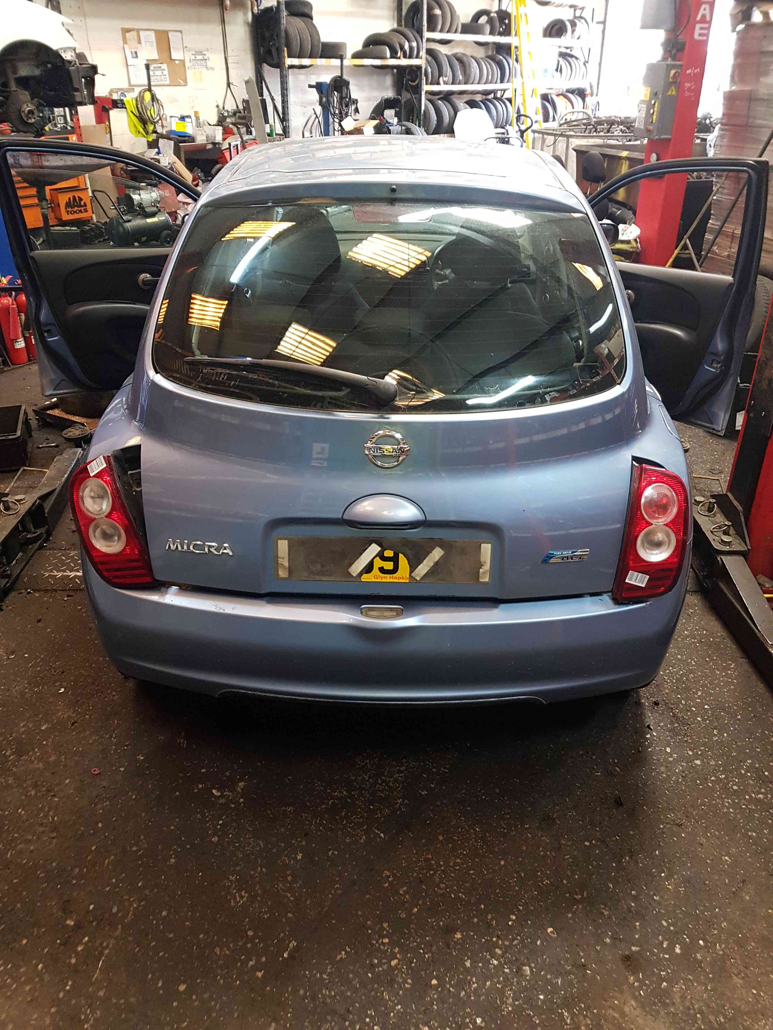 Thumb 2 Nissan Micra K12 2002-2010 Rear Tailgate Boot Hatch LID B33 Blue