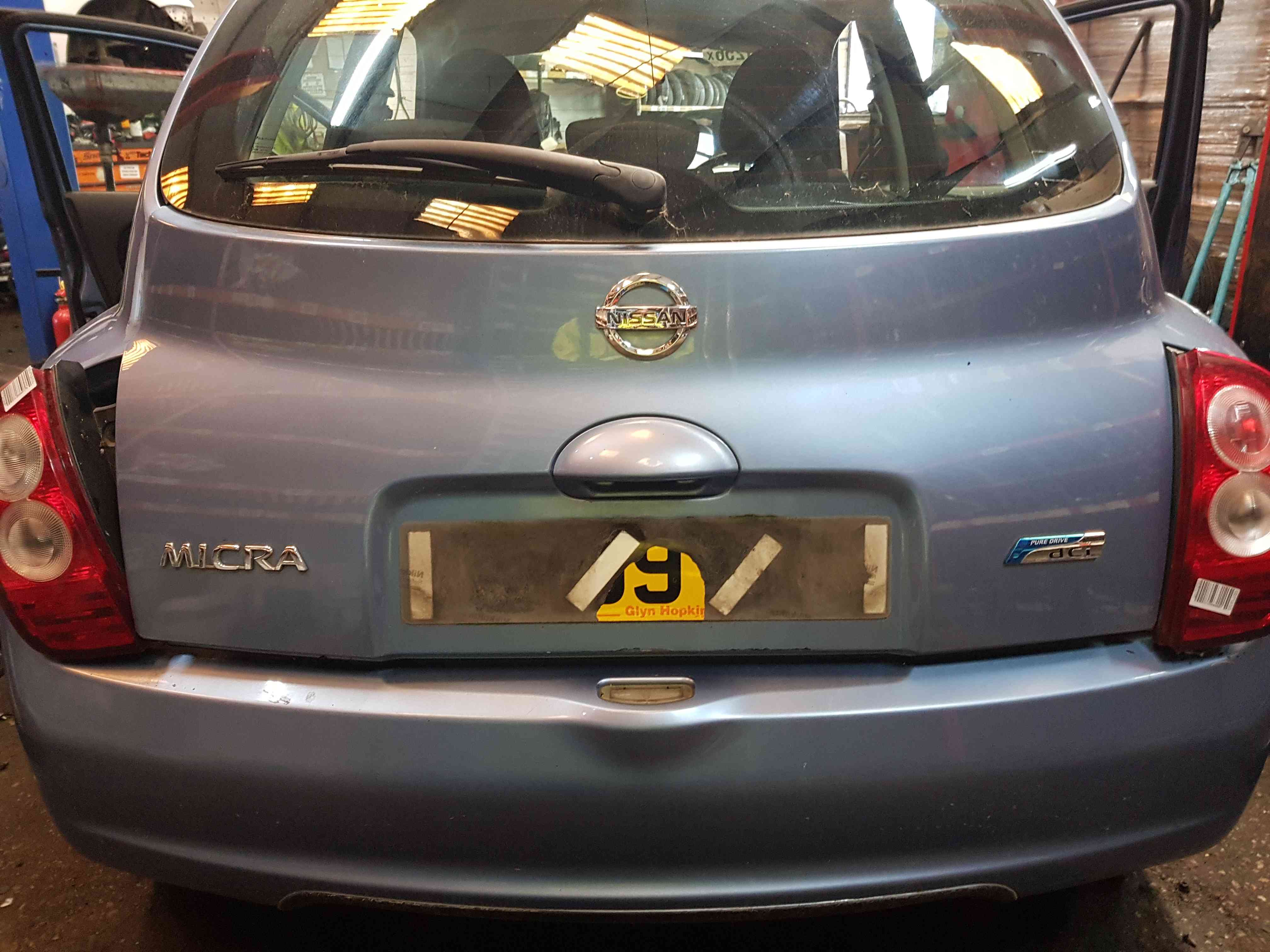 Thumb 6 Nissan Micra K12 2002-2010 Rear Tailgate Boot Hatch LID B33 Blue