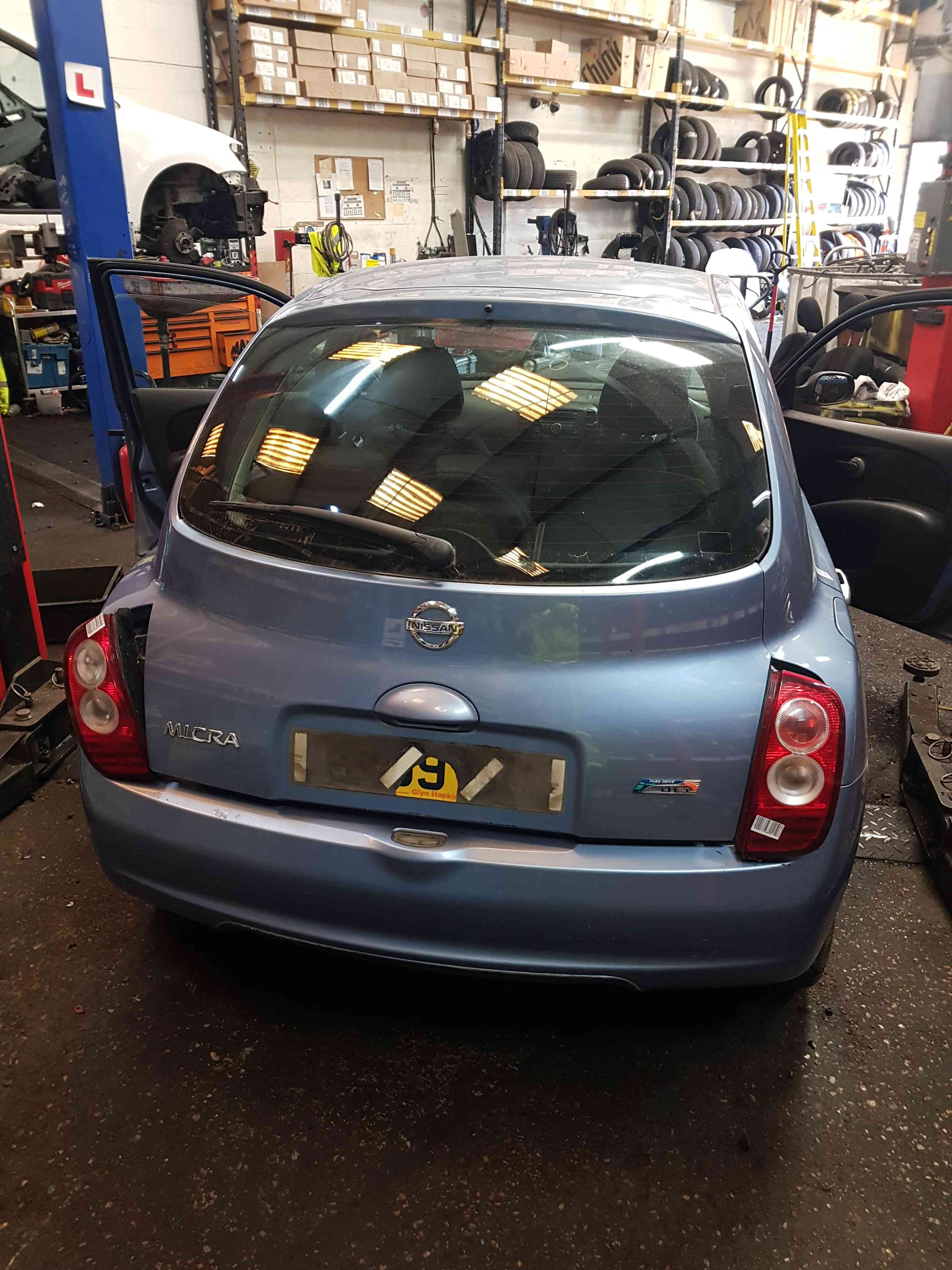 Thumb 7 Nissan Micra K12 2002-2010 Rear Tailgate Boot Hatch LID B33 Blue