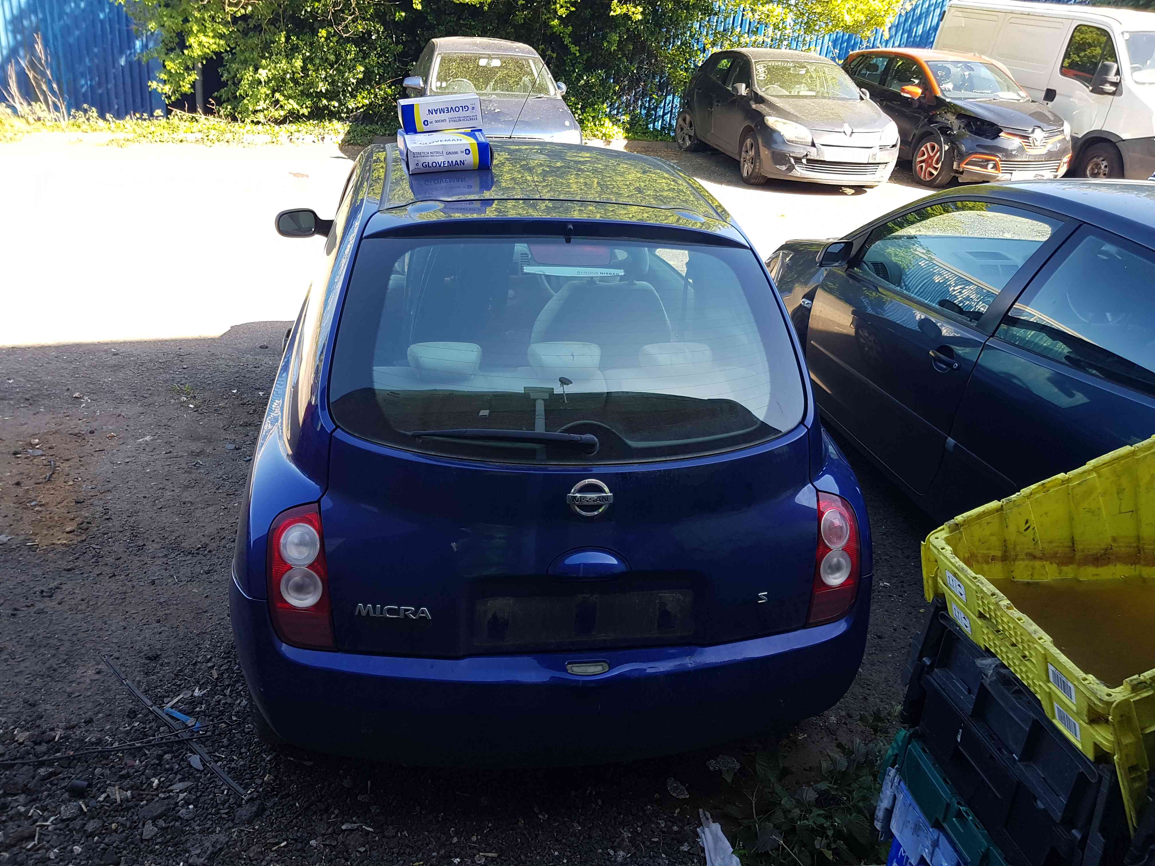 Thumb 2 Nissan Micra K12 2002-2010 Rear Tailgate Boot Hatch LID BW6 Blue