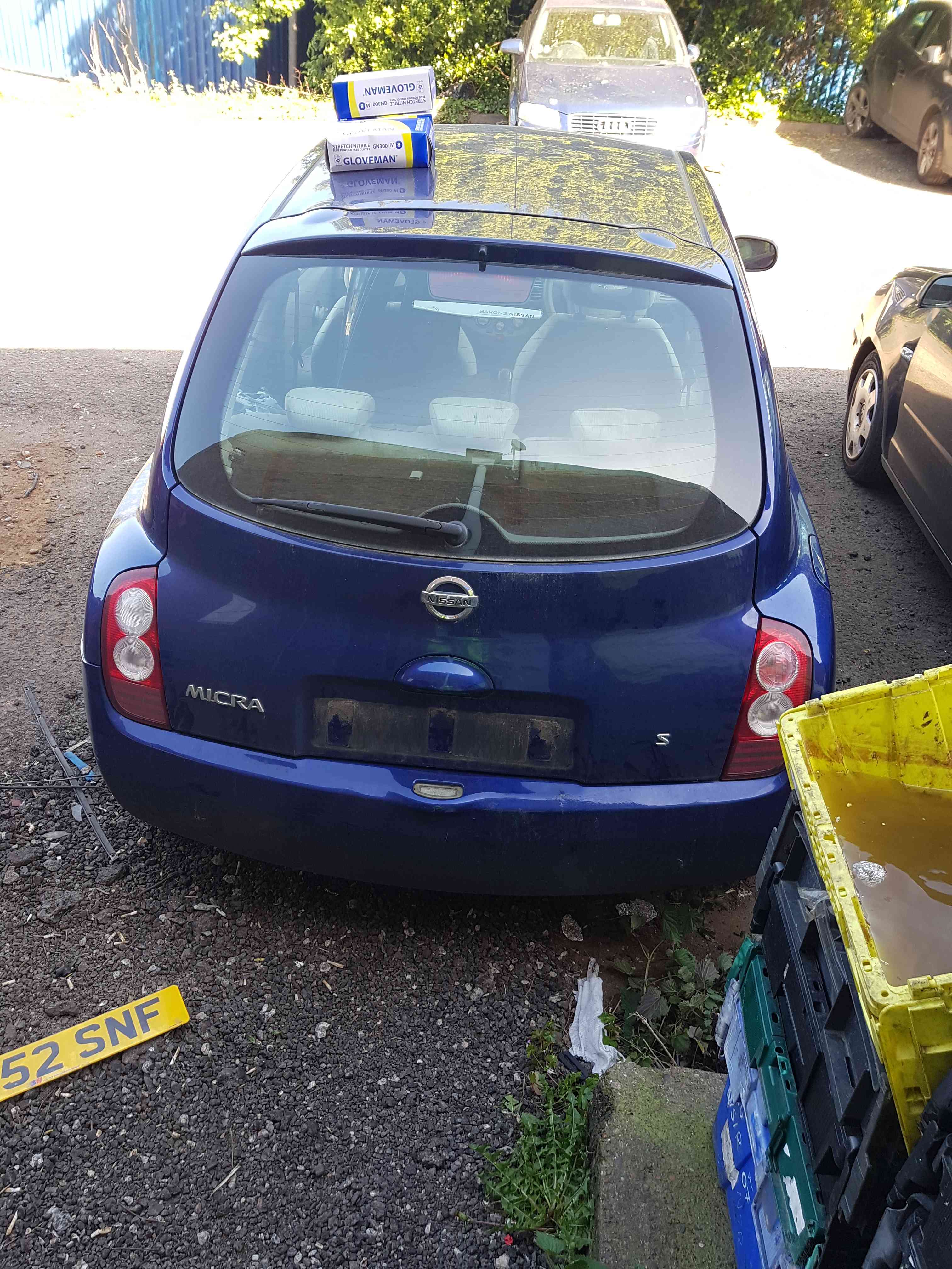 Thumb 5 Nissan Micra K12 2002-2010 Rear Tailgate Boot Hatch LID BW6 Blue