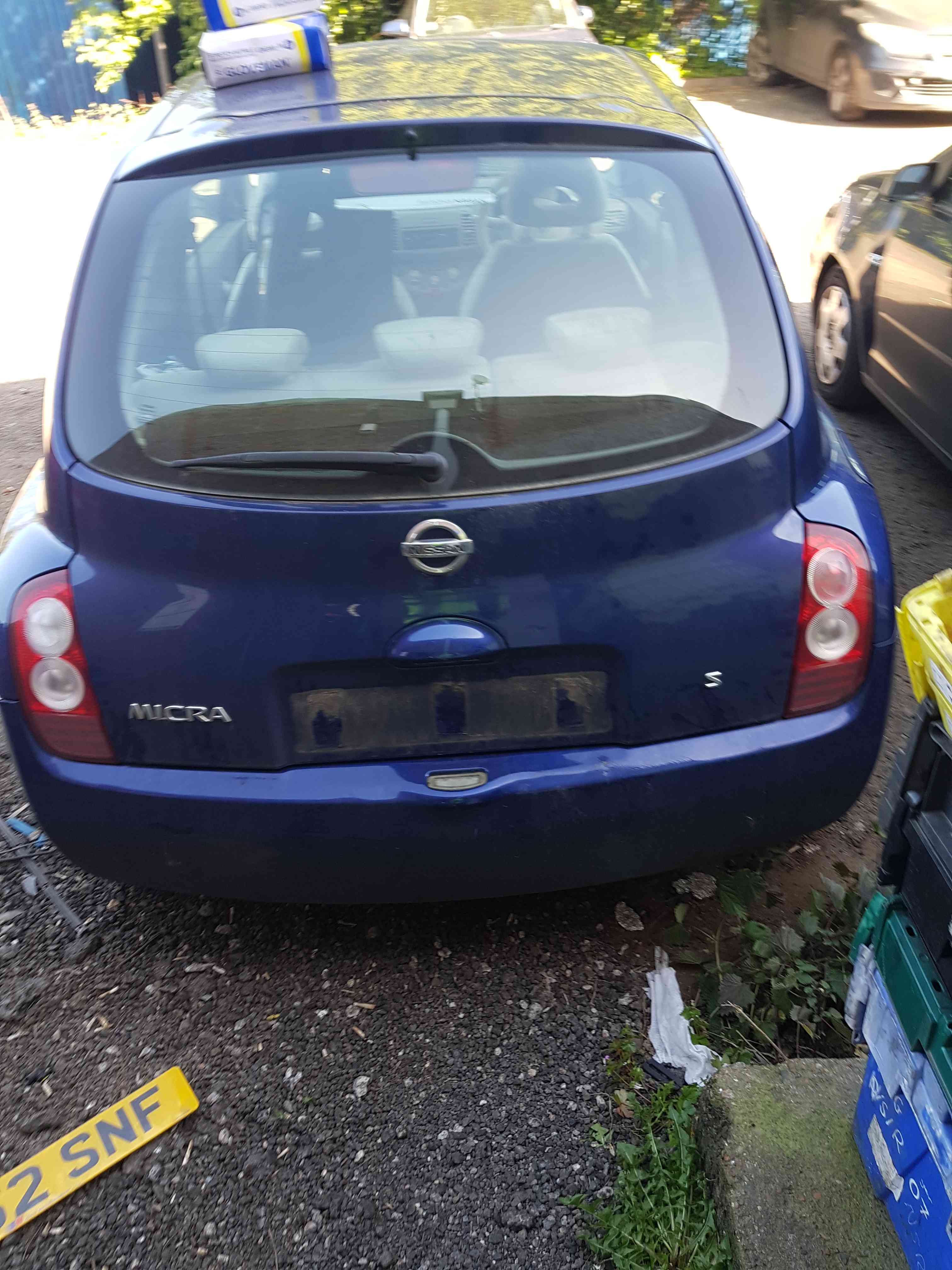 Thumb 6 Nissan Micra K12 2002-2010 Rear Tailgate Boot Hatch LID BW6 Blue