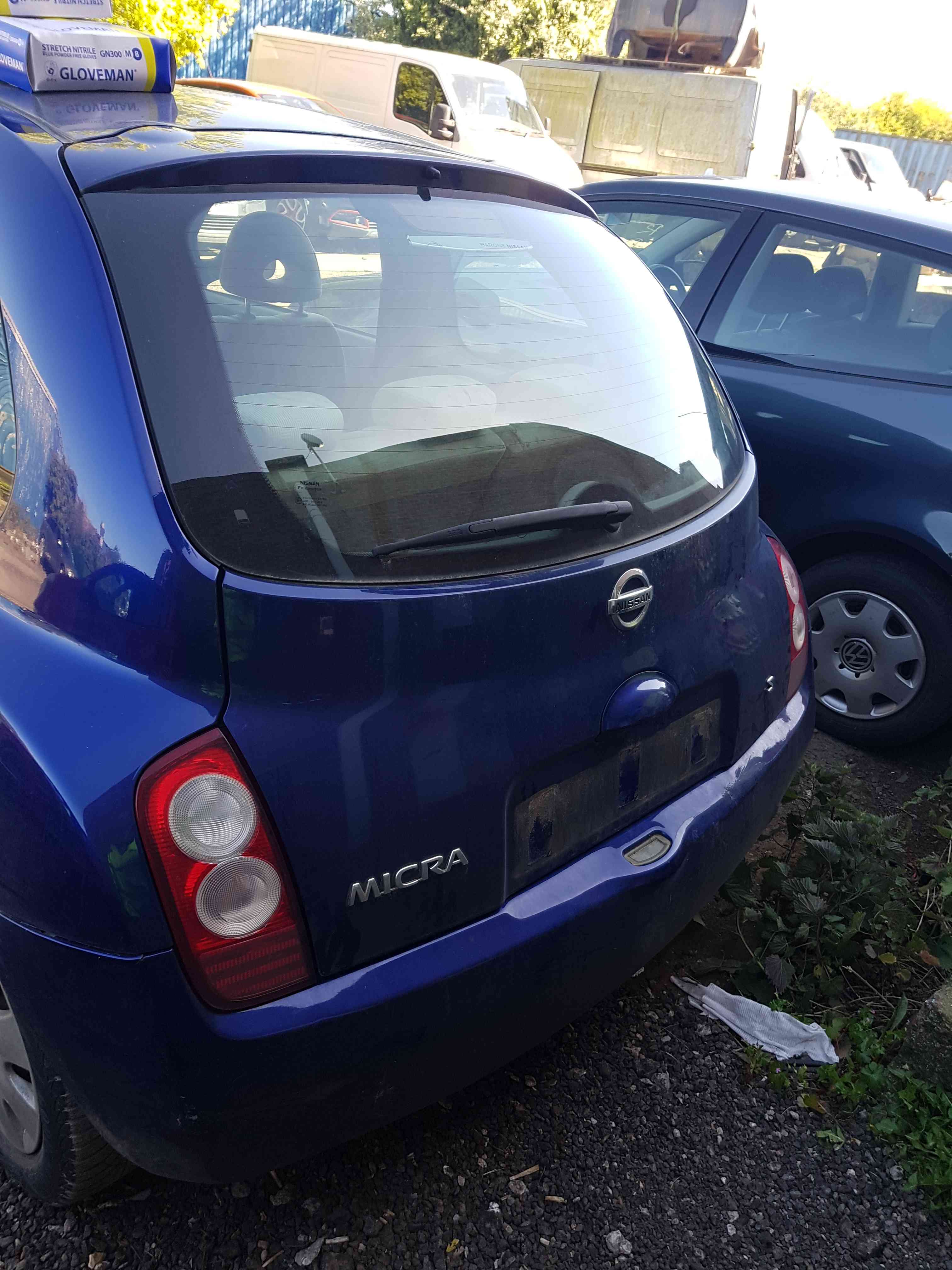 Thumb 7 Nissan Micra K12 2002-2010 Rear Tailgate Boot Hatch LID BW6 Blue