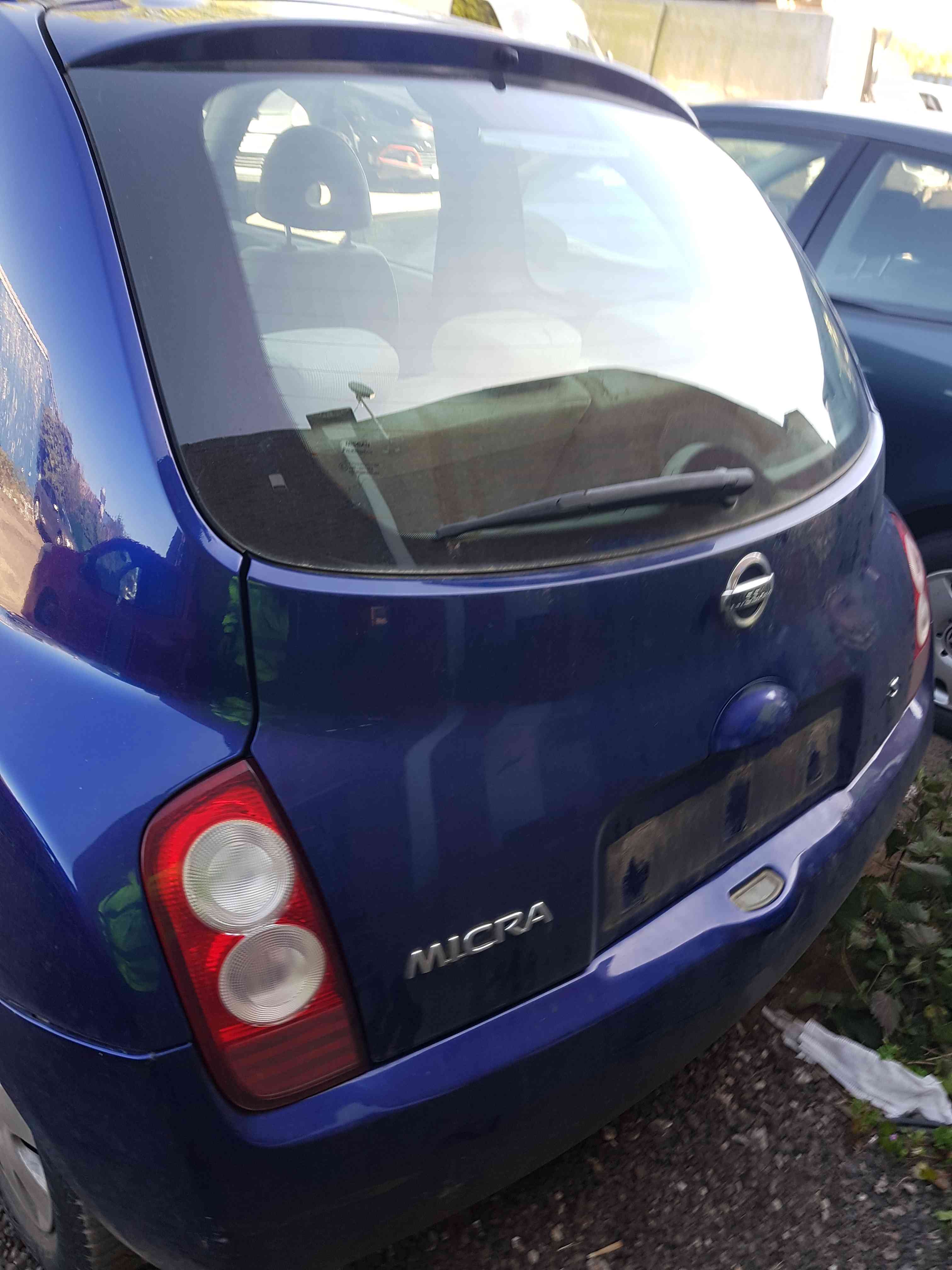 Thumb 8 Nissan Micra K12 2002-2010 Rear Tailgate Boot Hatch LID BW6 Blue