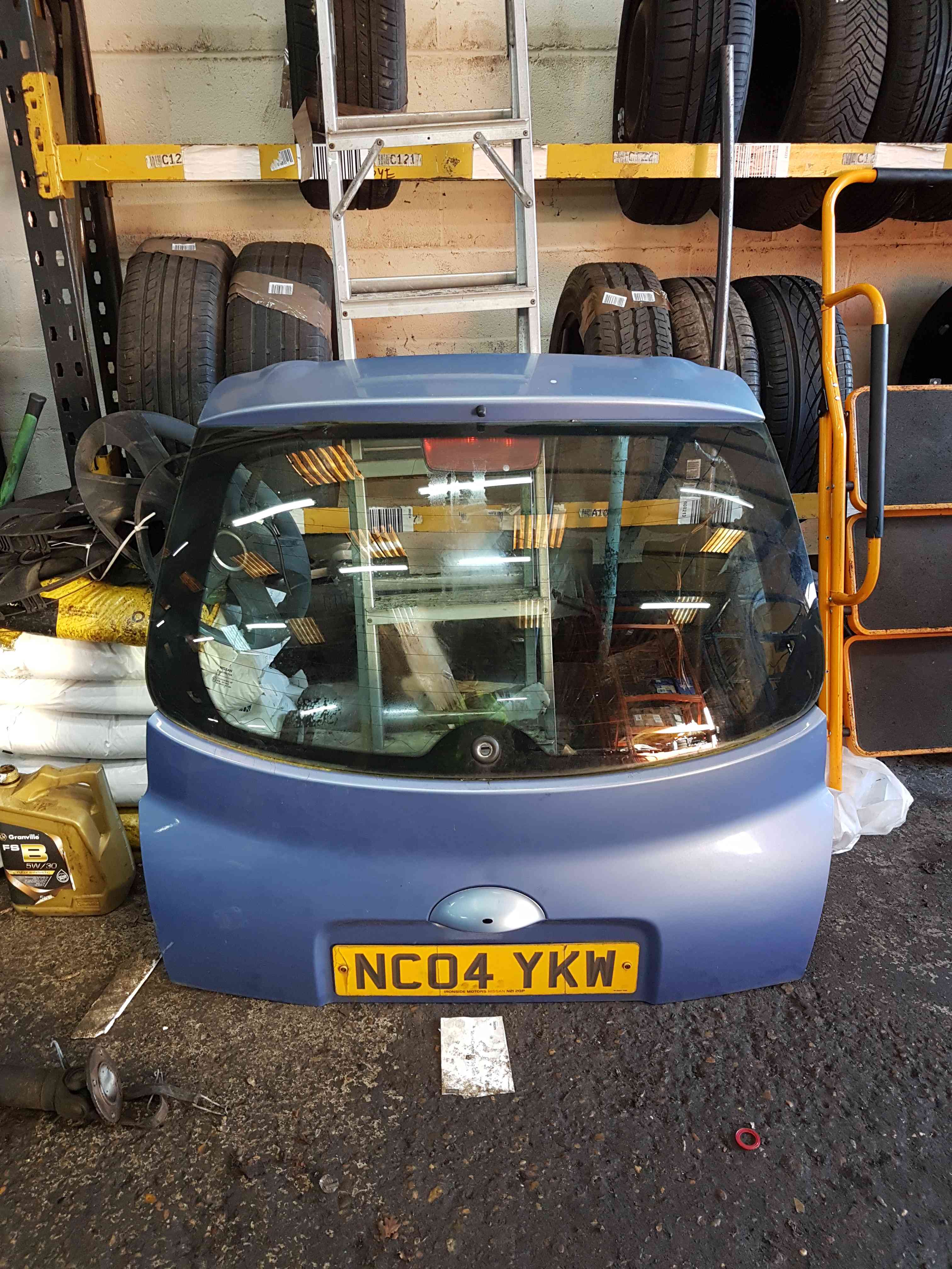 Thumb 2 Nissan Micra K12 2002-2010 Rear Tailgate Boot T12 Cornflower