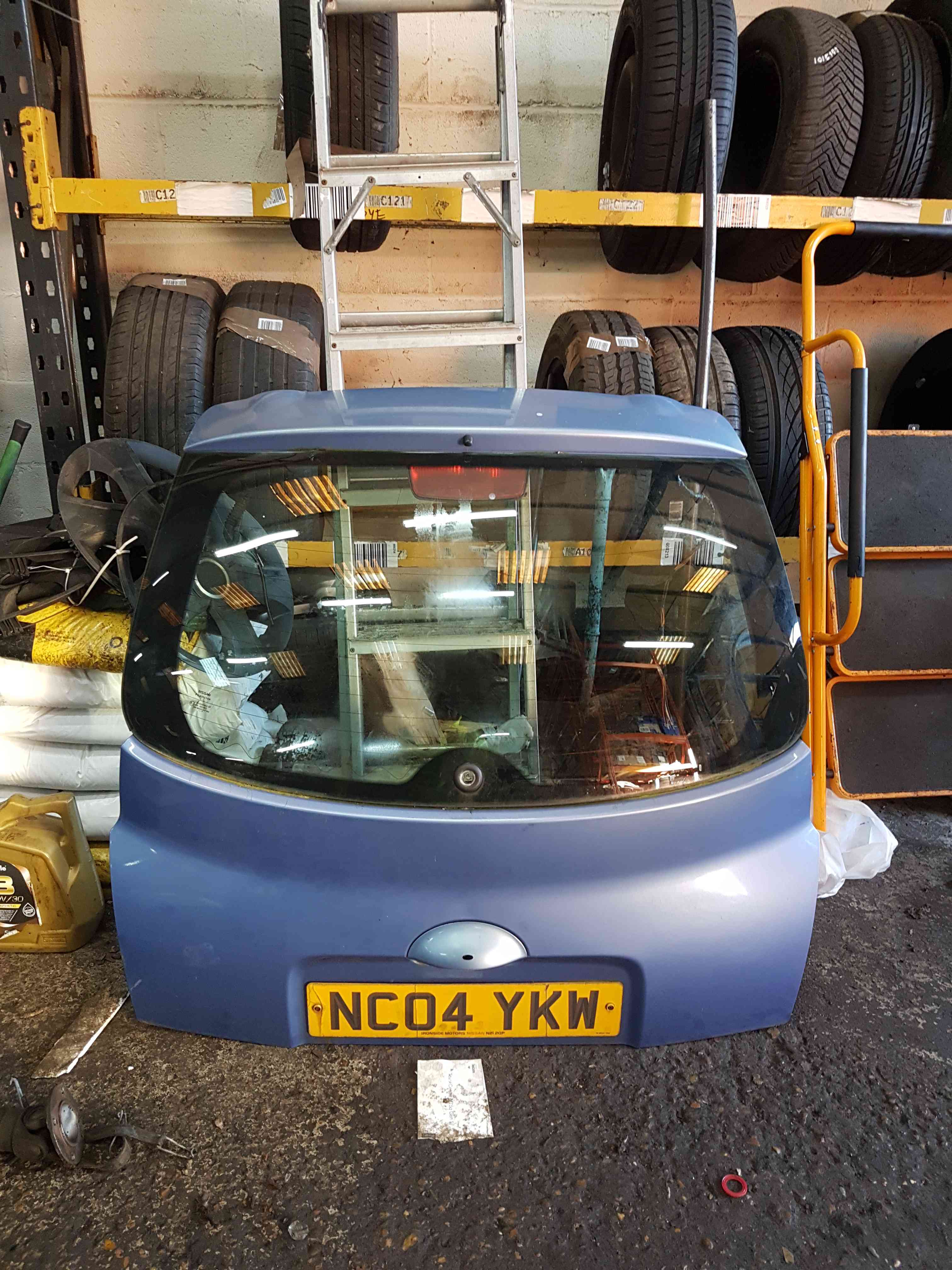 Thumb 3 Nissan Micra K12 2002-2010 Rear Tailgate Boot T12 Cornflower