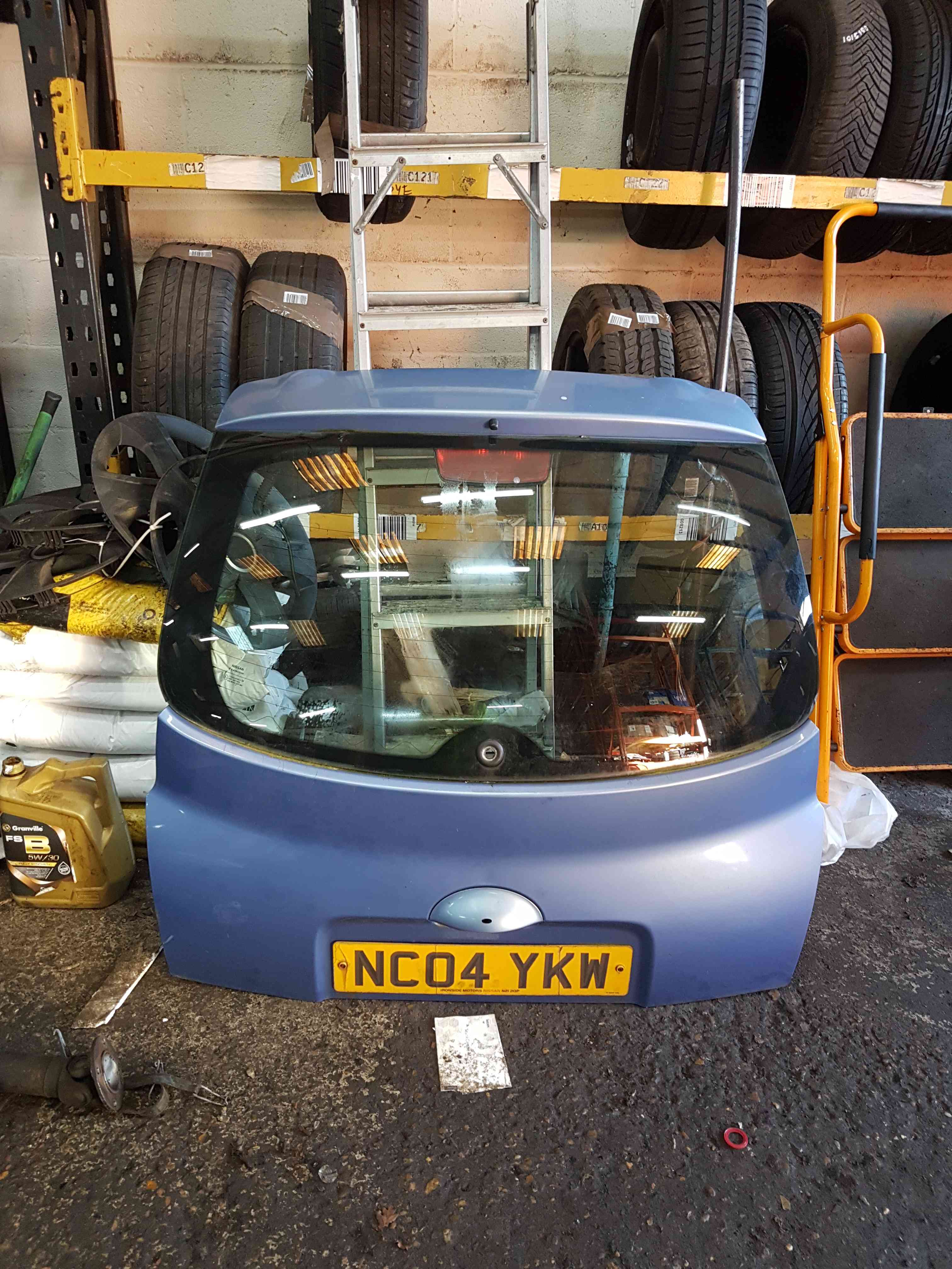 Thumb 6 Nissan Micra K12 2002-2010 Rear Tailgate Boot T12 Cornflower