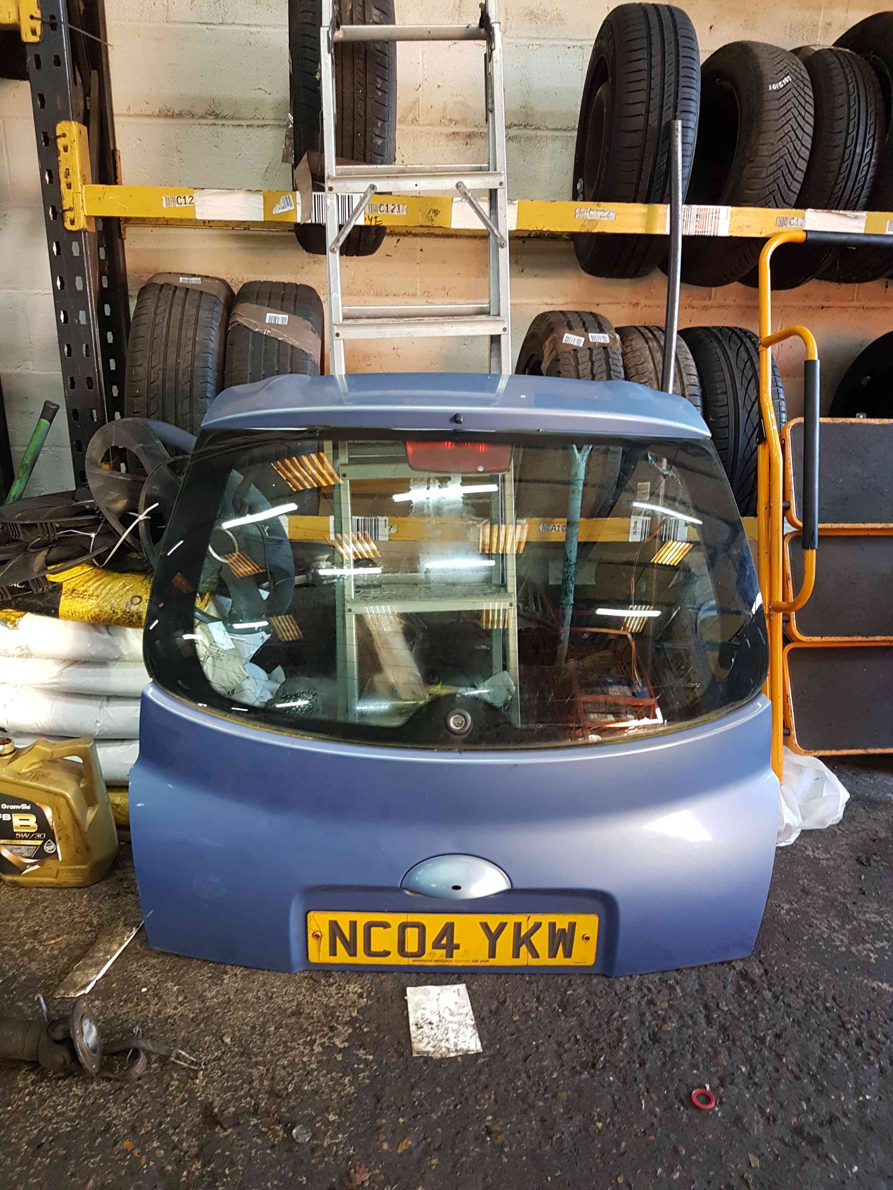 Thumb 7 Nissan Micra K12 2002-2010 Rear Tailgate Boot T12 Cornflower