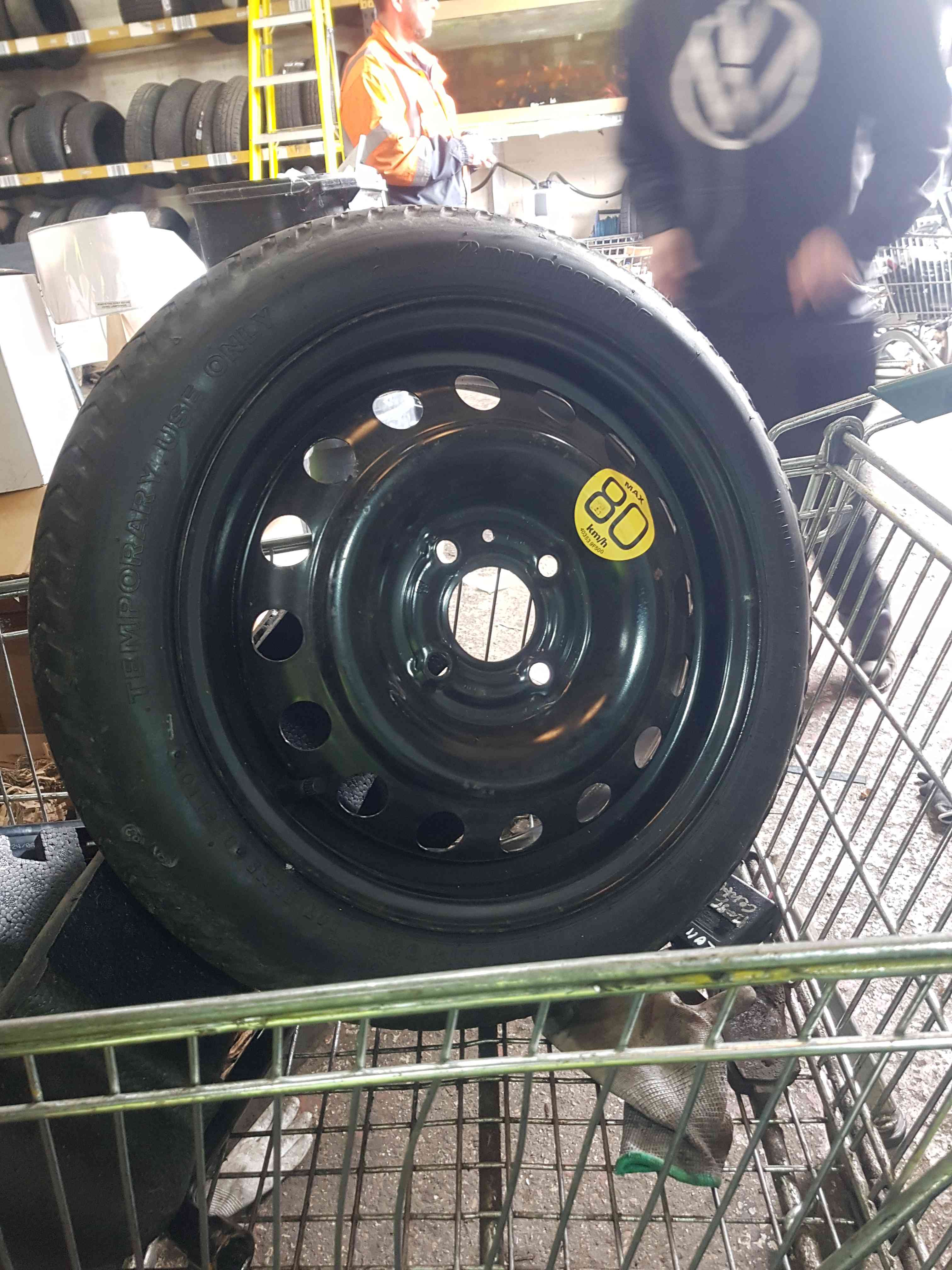 Thumb 6 Nissan Micra K12 2002-2010 Space Saver Spare Wheel 125 70 15