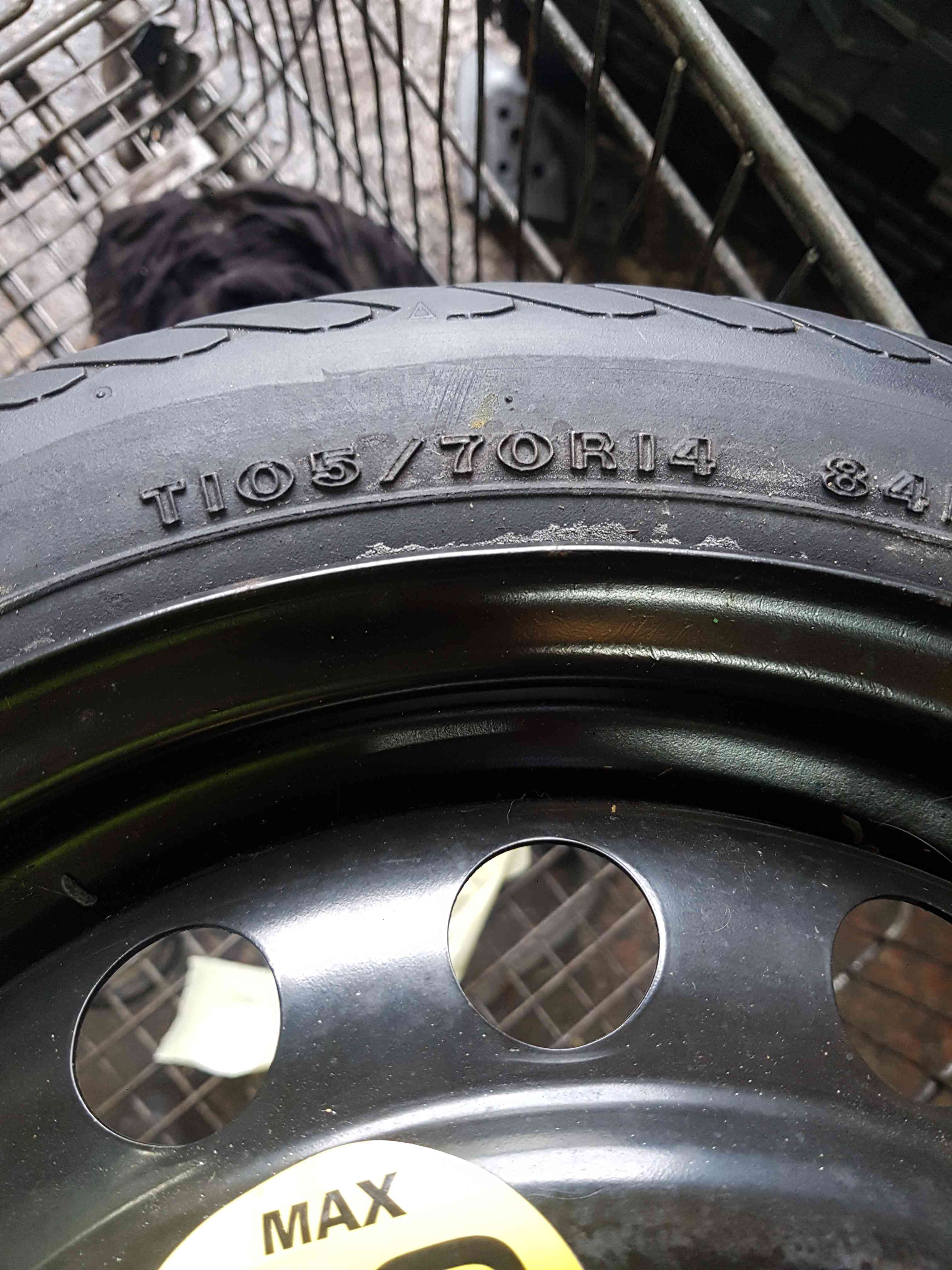 Thumb 6 Nissan Micra K12 2002-2010 Steel Wheel Space Saver 105 70 14 4/5