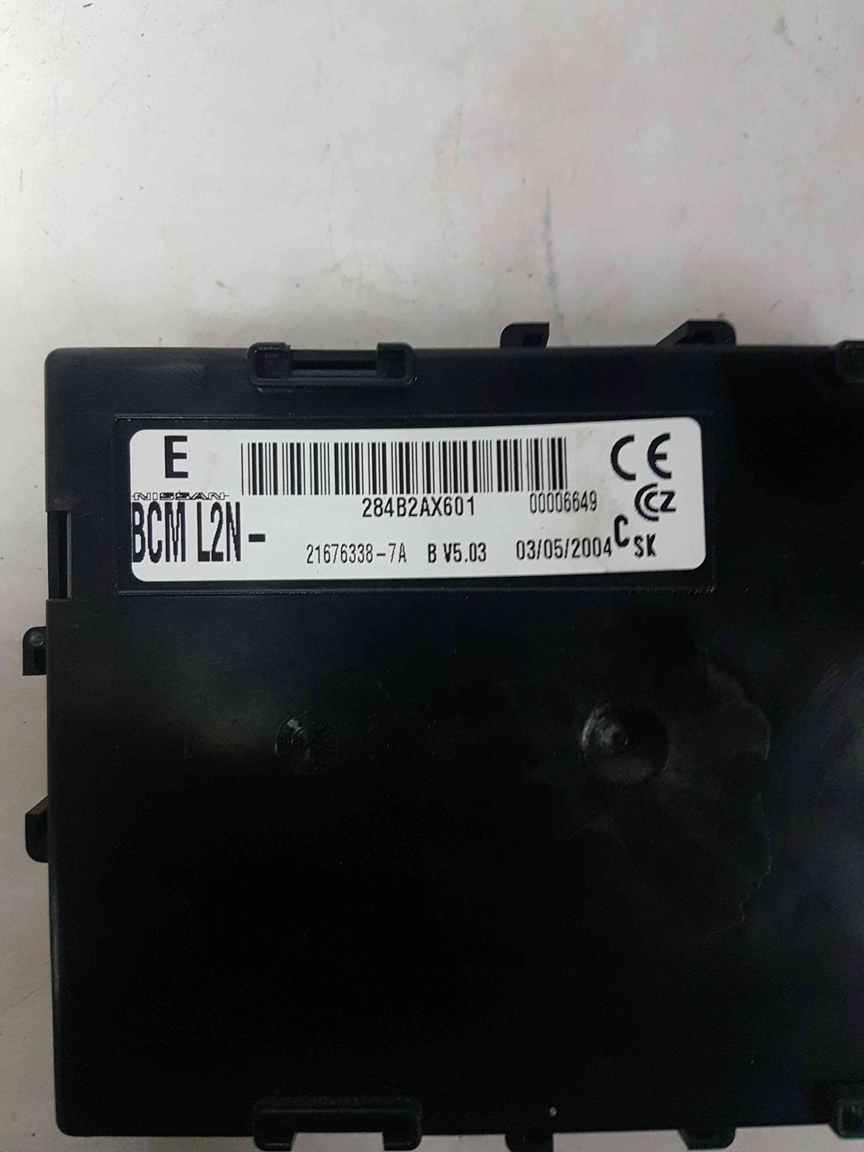 Thumb 4 Nissan Micra K12 2002-2010 UCH Bcm Immobiliser Recoding Service 284B2ax601