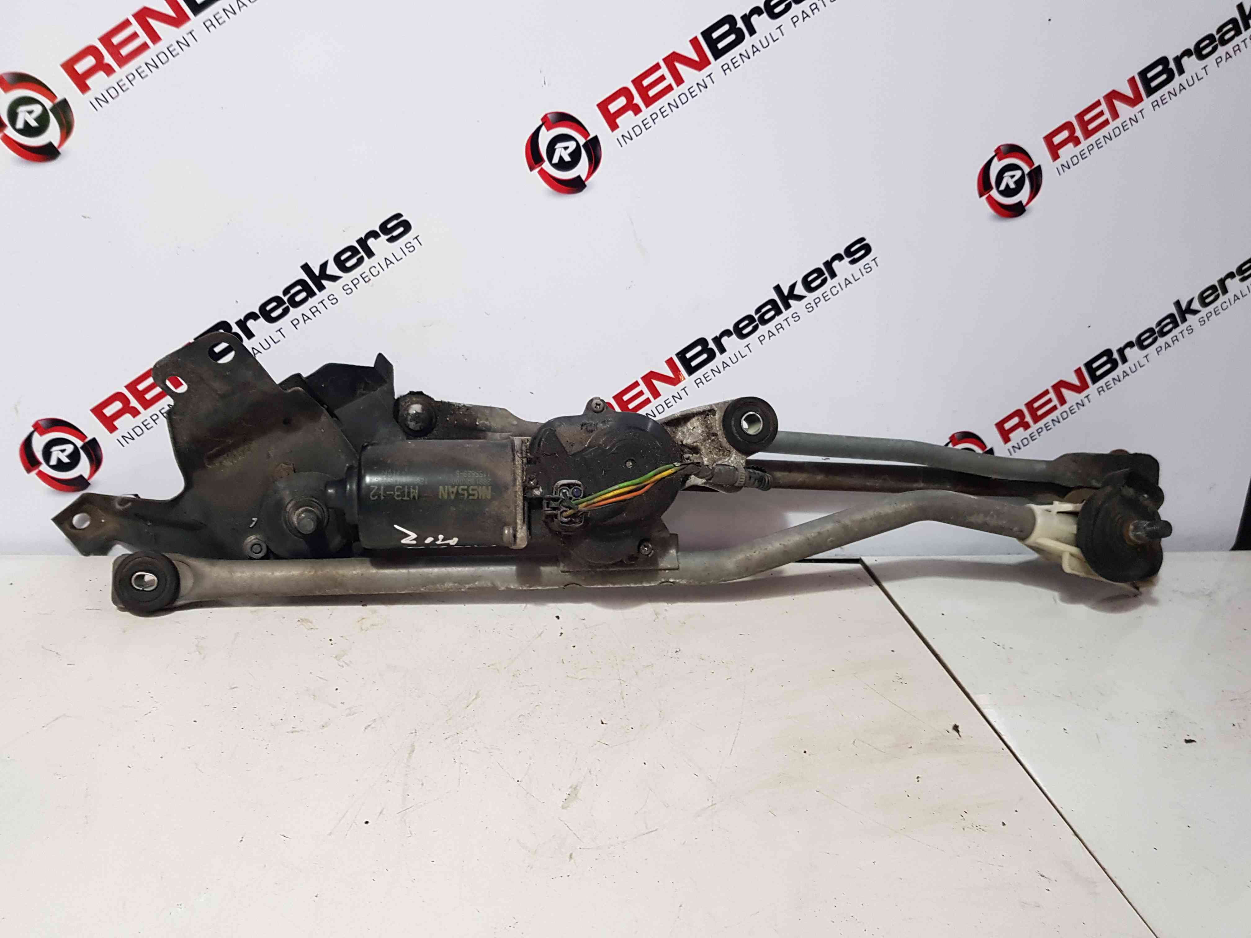 Thumb 11 Nissan Micra K12 2002-2010 Windscreen Wiper Motor + Linkage 28810Ax00