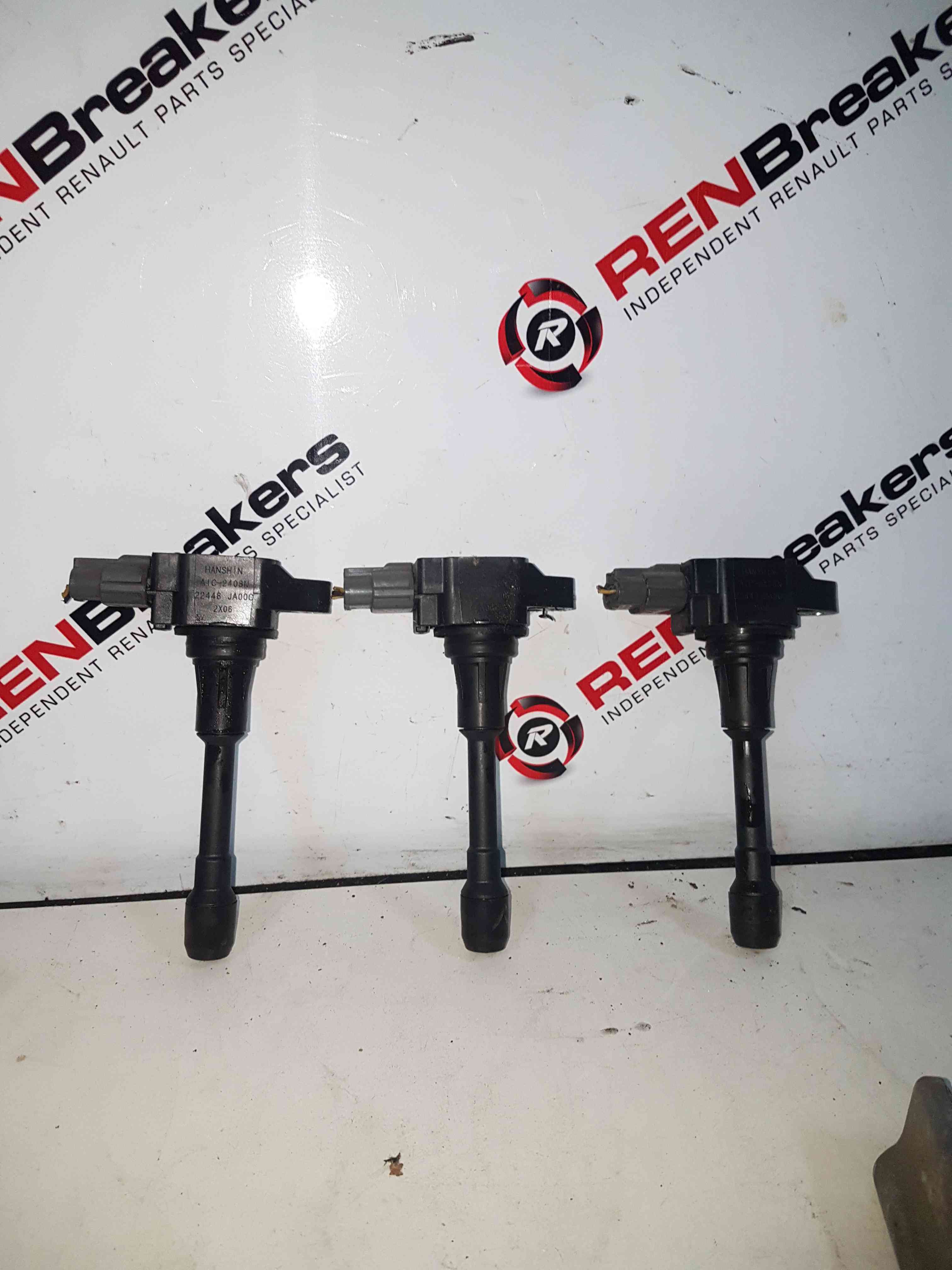 Thumb 6 Nissan Micra K13 2010-2017 1.2 16V Ignition Coil Pencil SET X3 22448Ja00c