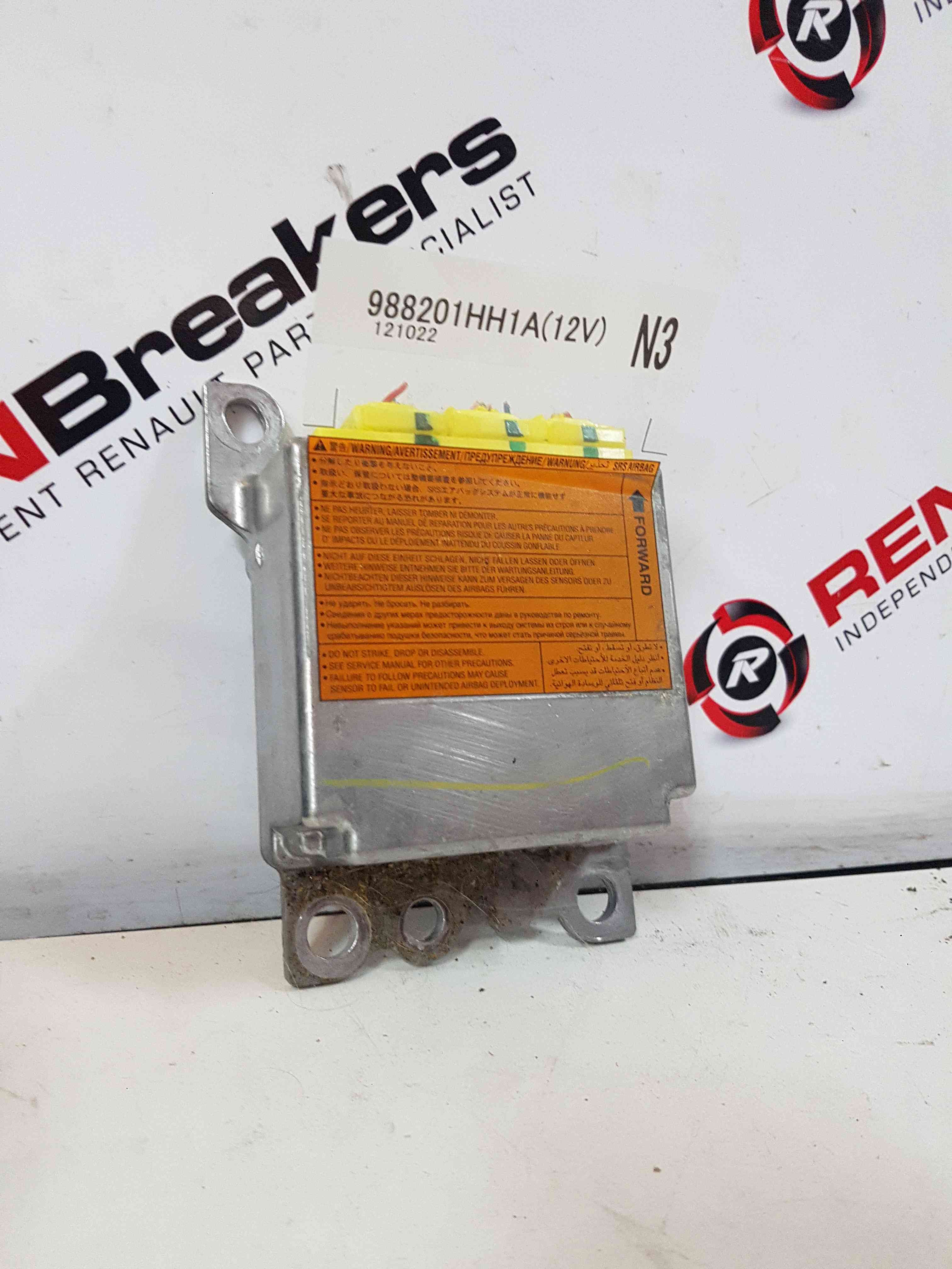 Thumb 5 Nissan Micra K13 2010-2017 Airbag ECU Computer Module 988201Hh1a 284B13HA1E