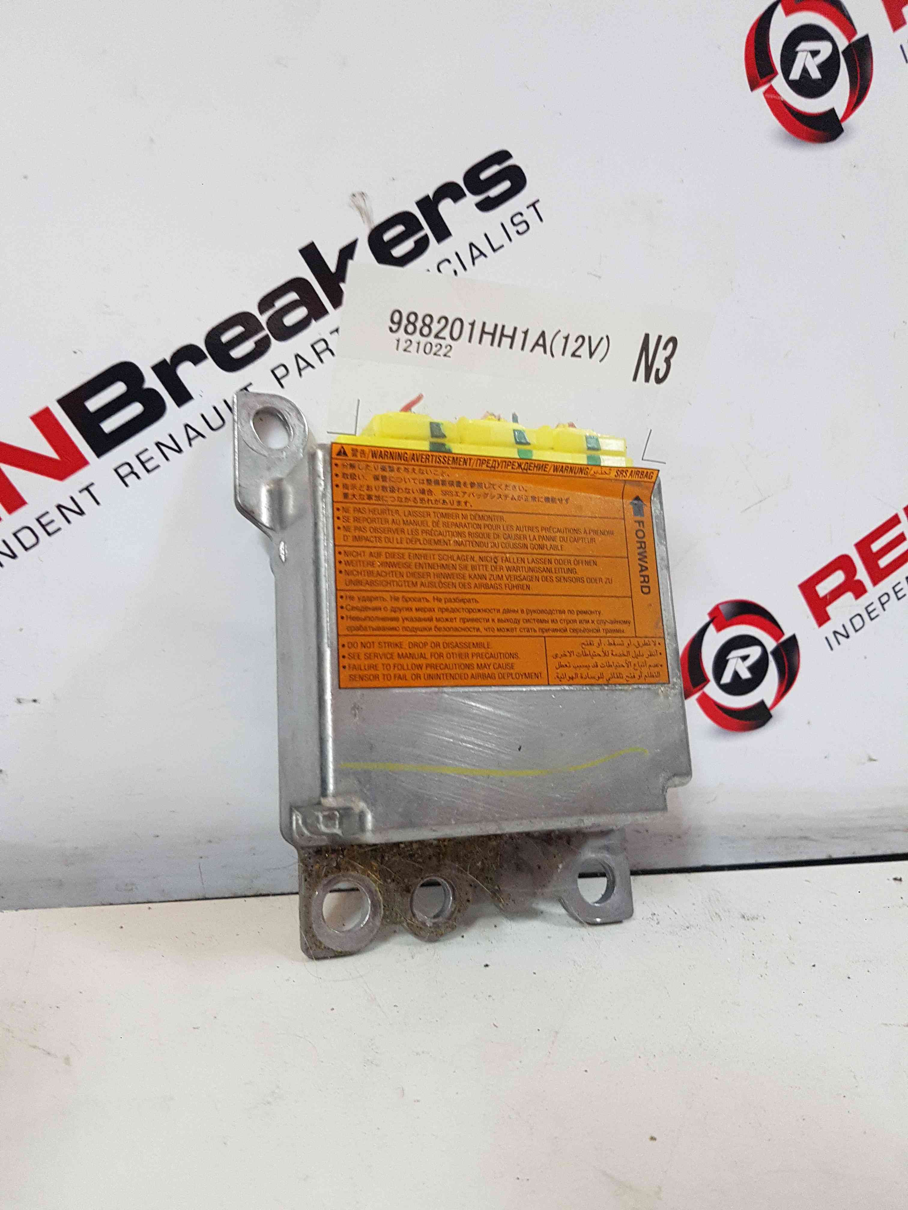 Thumb 6 Nissan Micra K13 2010-2017 Airbag ECU Computer Module 988201Hh1a 284B13HA1E