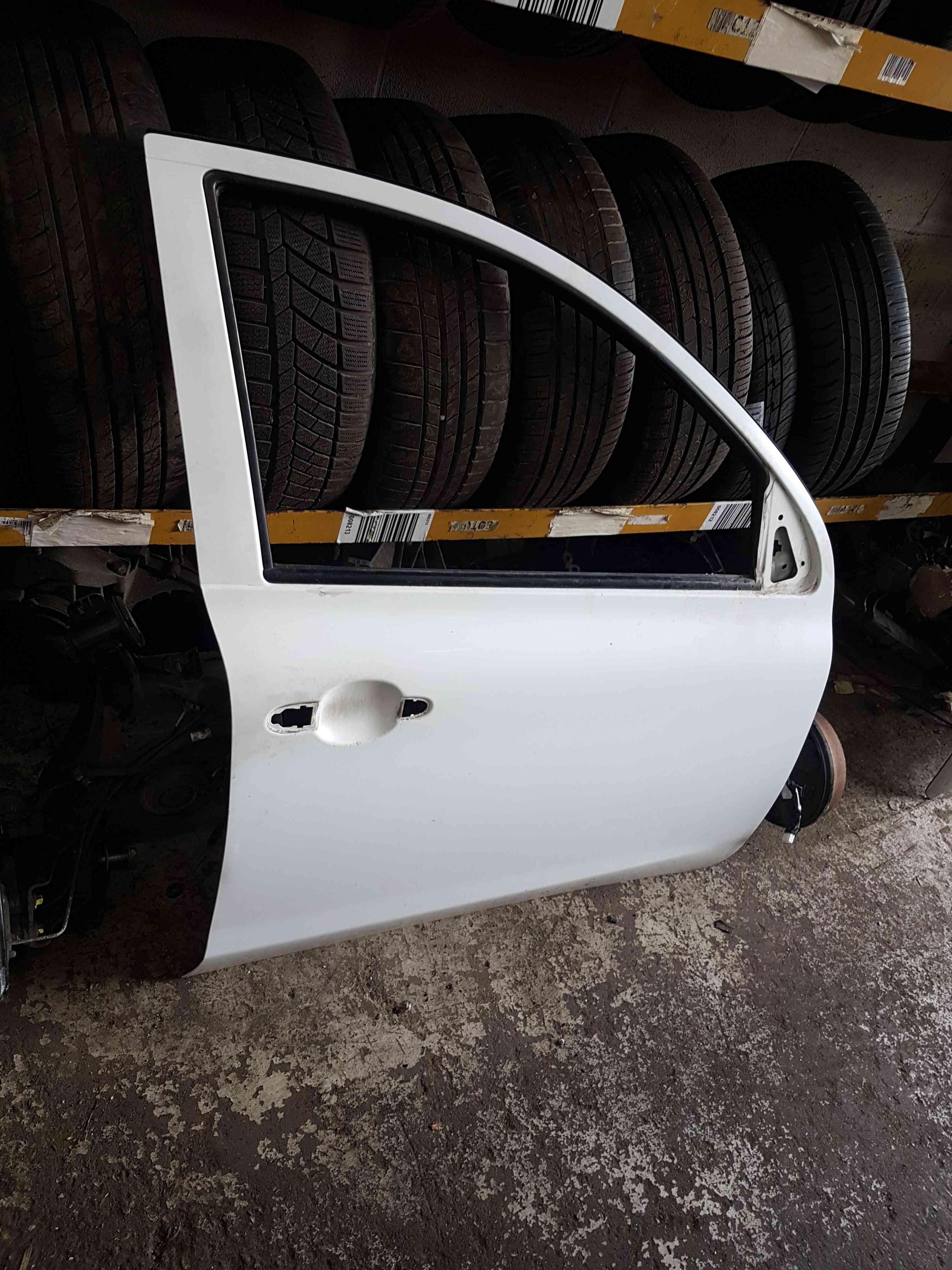 Thumb 2 Nissan Micra K13 2010-2017 Drivers OSF Front Door White QM1 5Dr