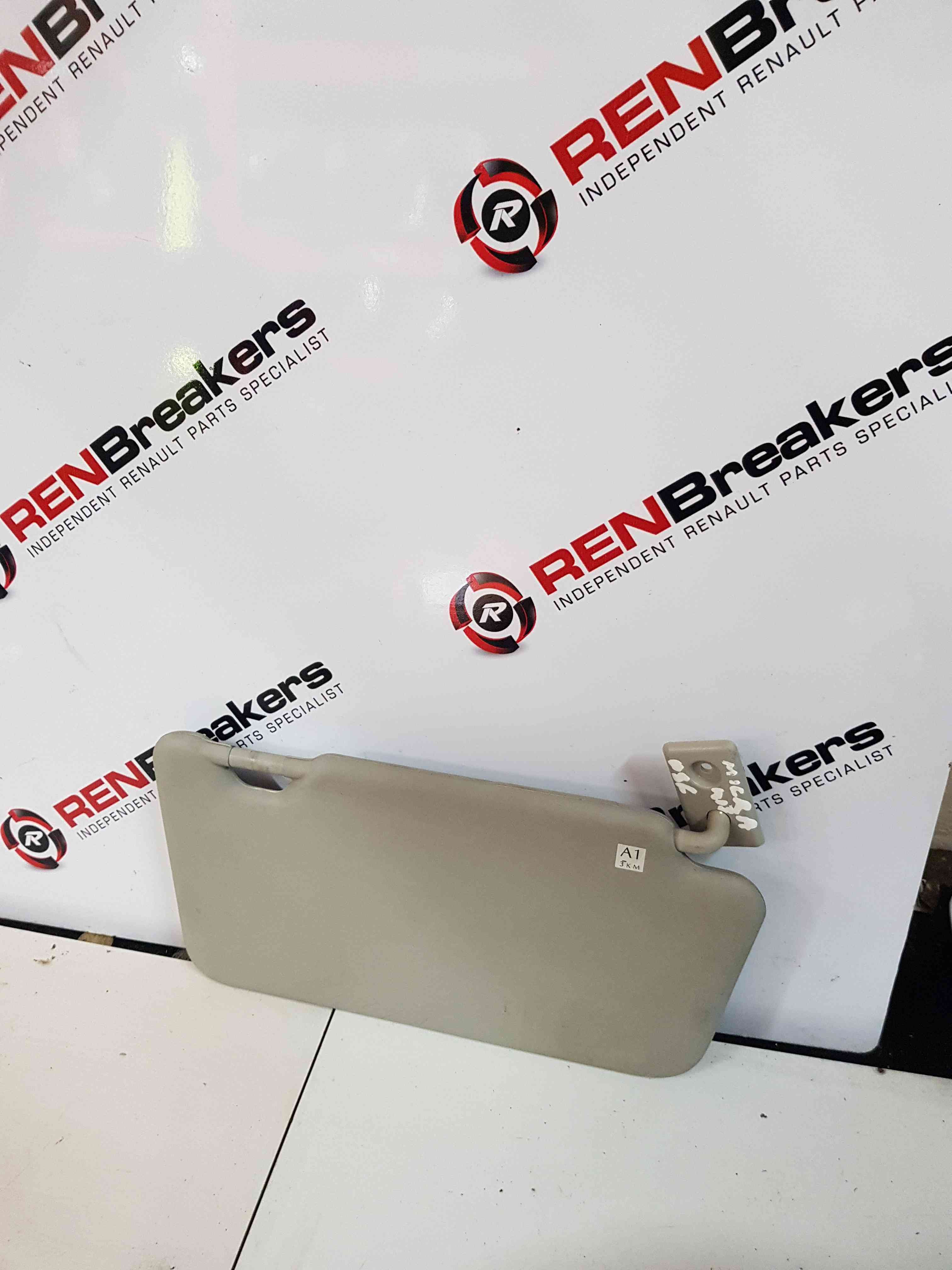 Thumb 3 Nissan Micra K13 2010-2017 Drivers OSF Front SUN Visor