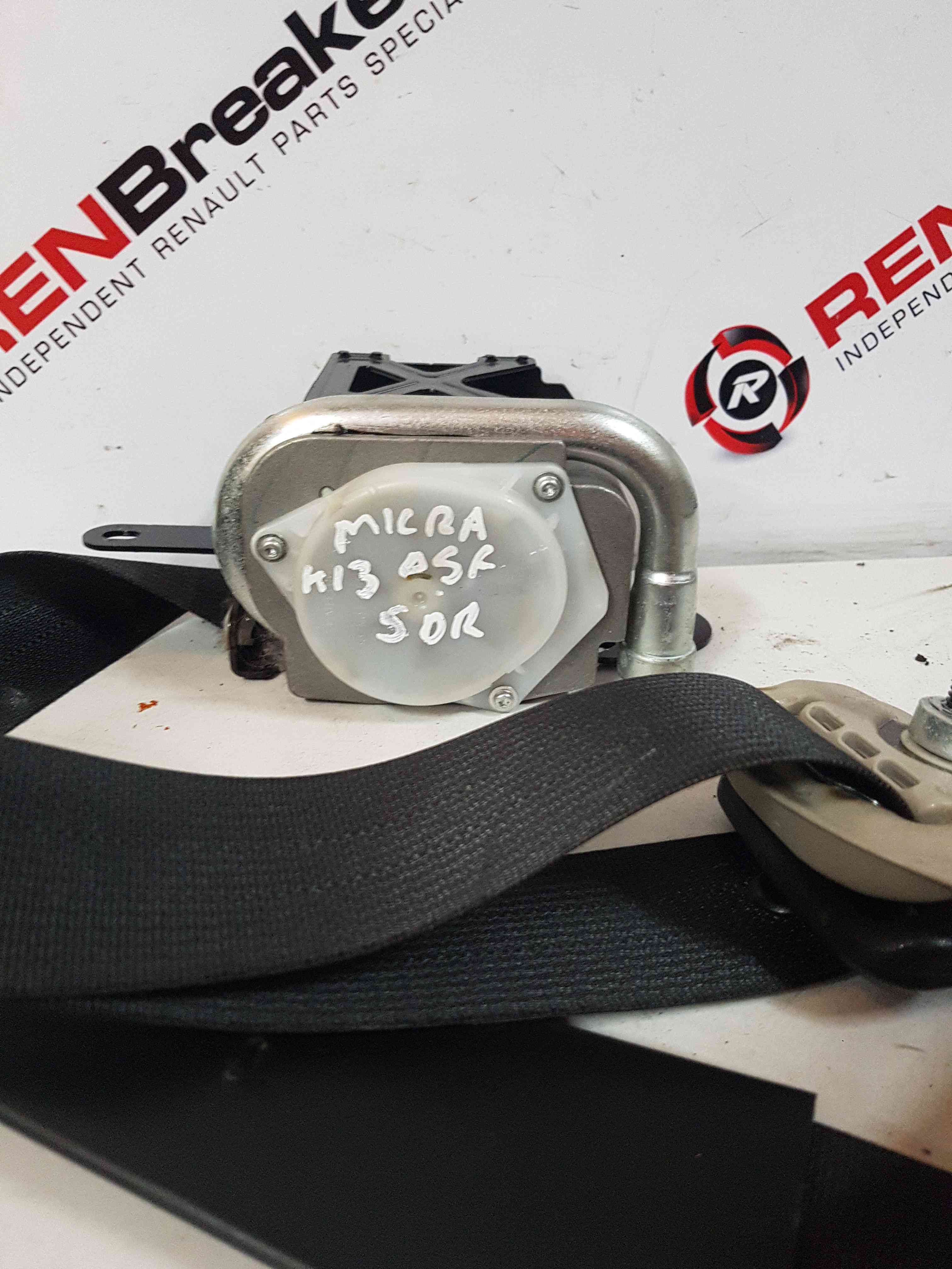 Thumb 2 Nissan Micra K13 2010-2017 Drivers OSF Front Seat Belt 5Dr