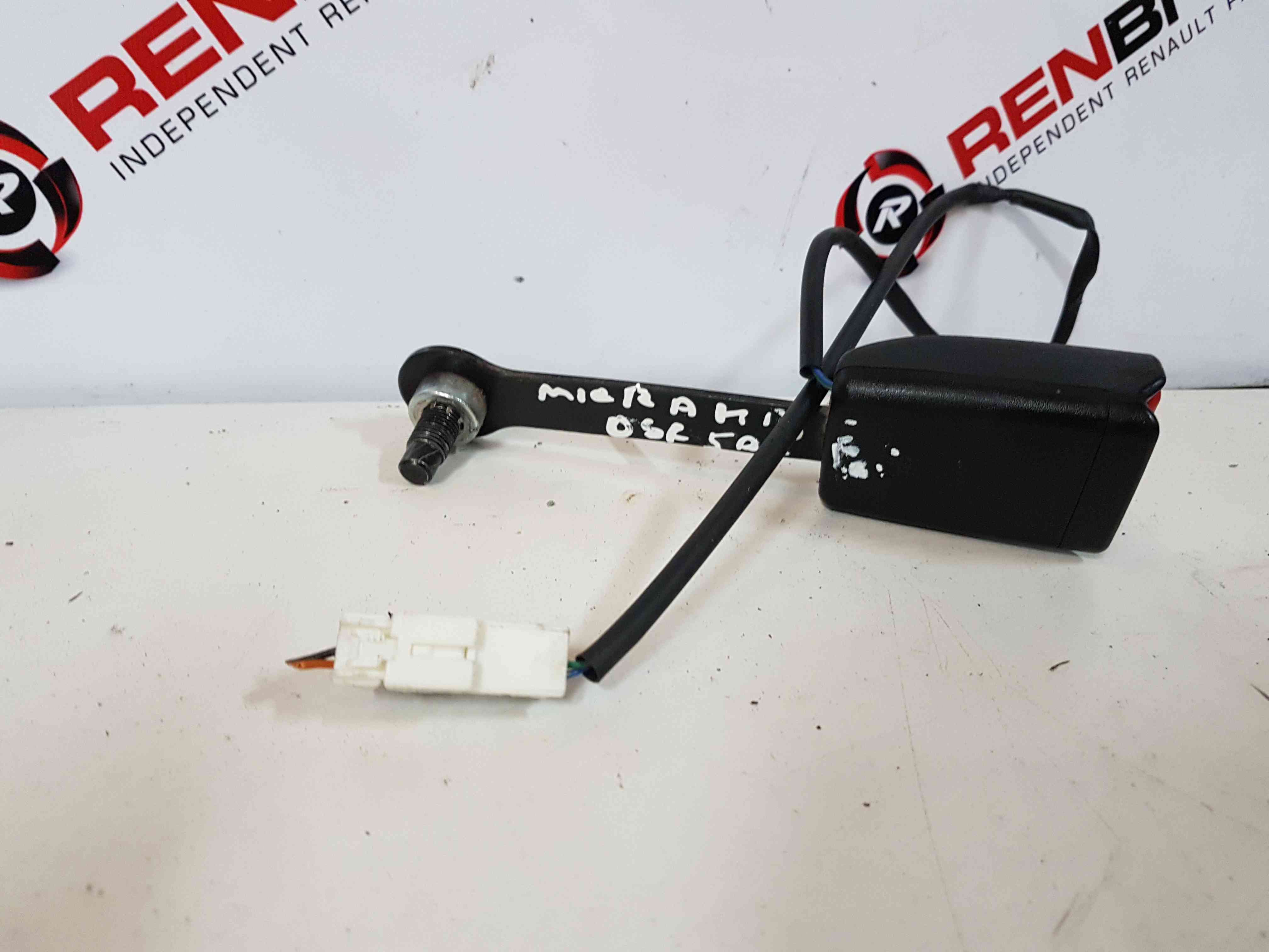 Thumb 5 Nissan Micra K13 2010-2017 Drivers OSF Front Seat Belt Buckle Anchor Clip 5dr