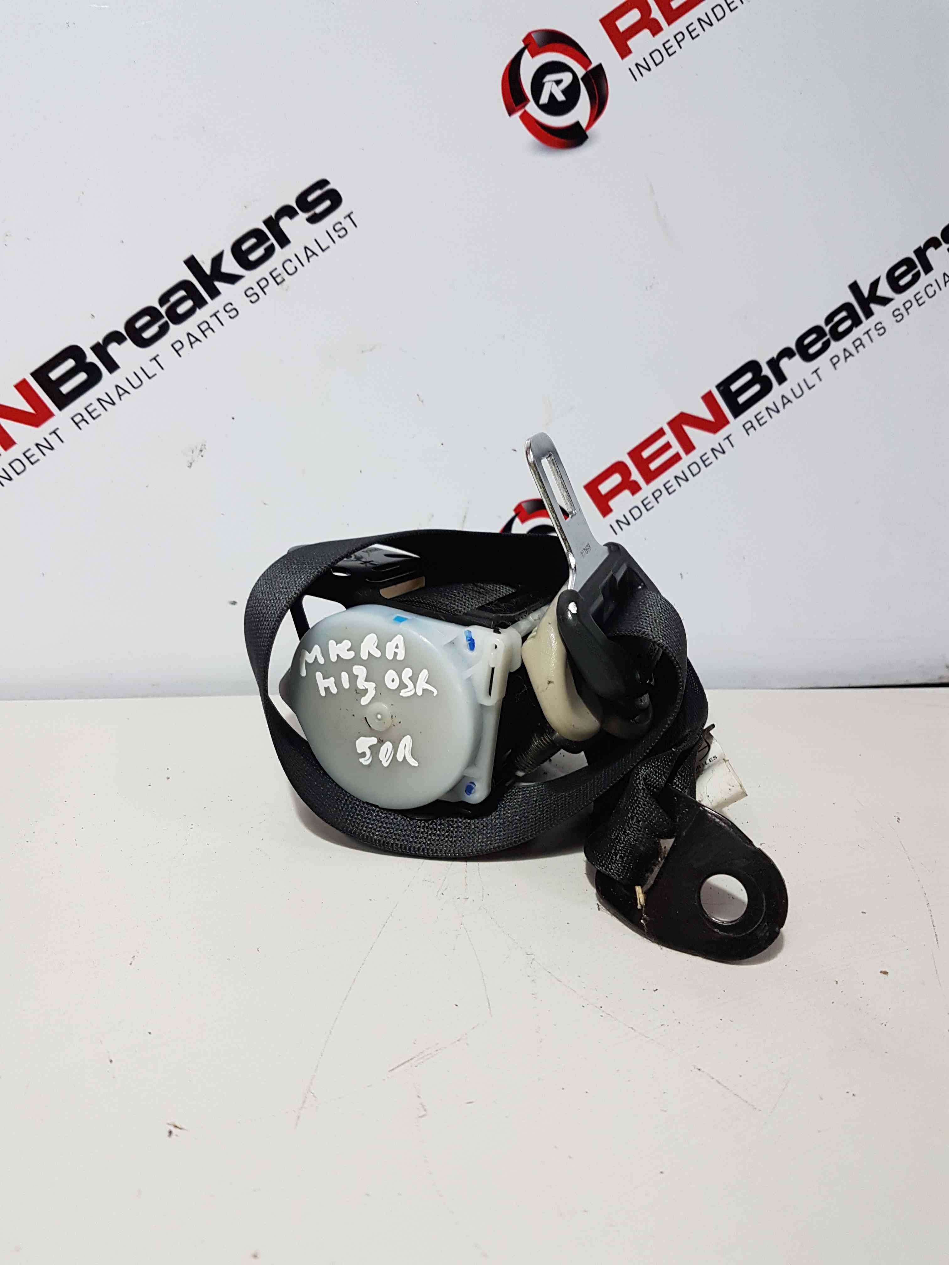 Thumb 2 Nissan Micra K13 2010-2017 Drivers OSR REAR Seat Belt