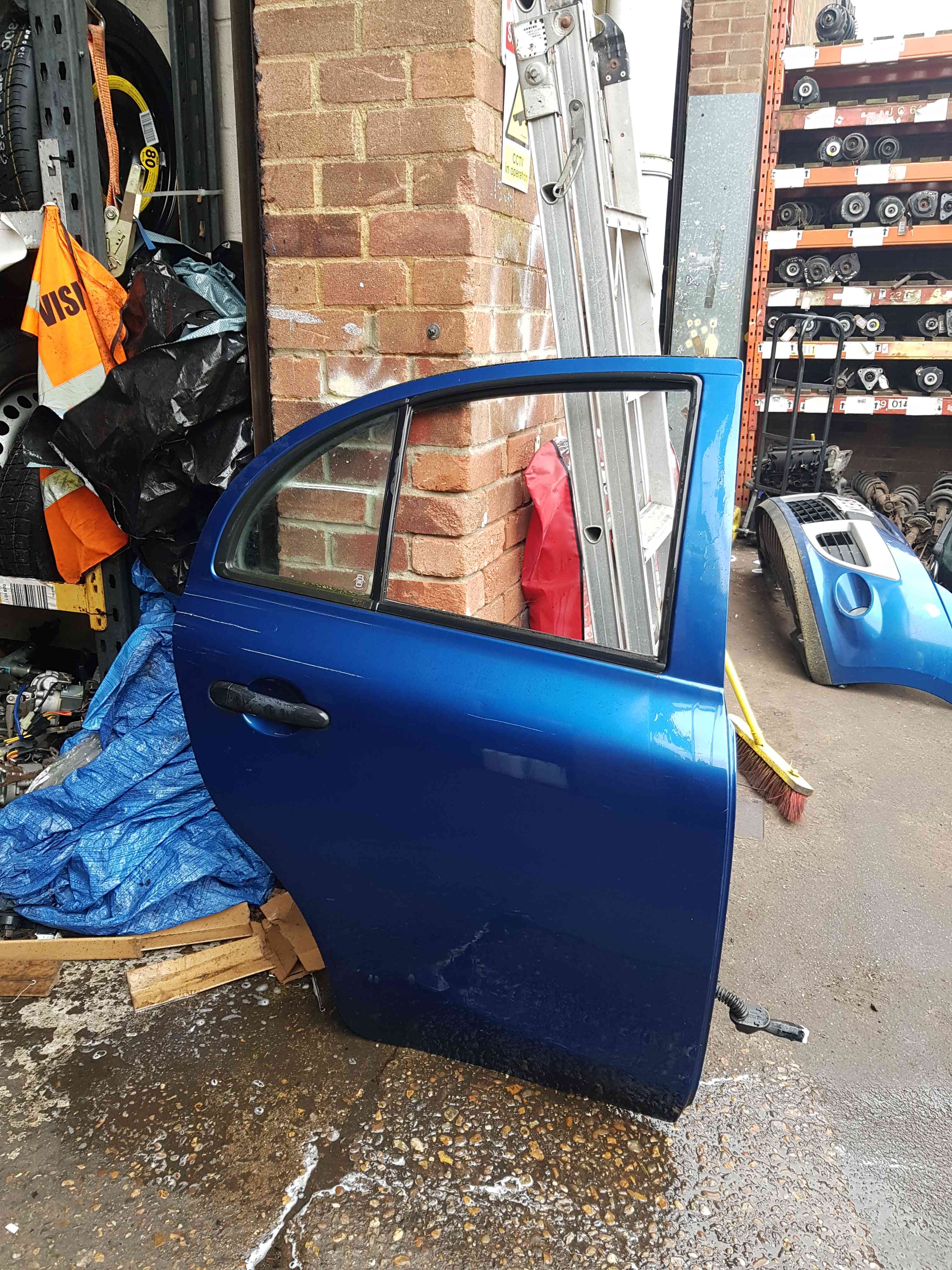 Thumb 2 Nissan Micra K13 2010-2017 Drivers OSR Rear Door Blue B53