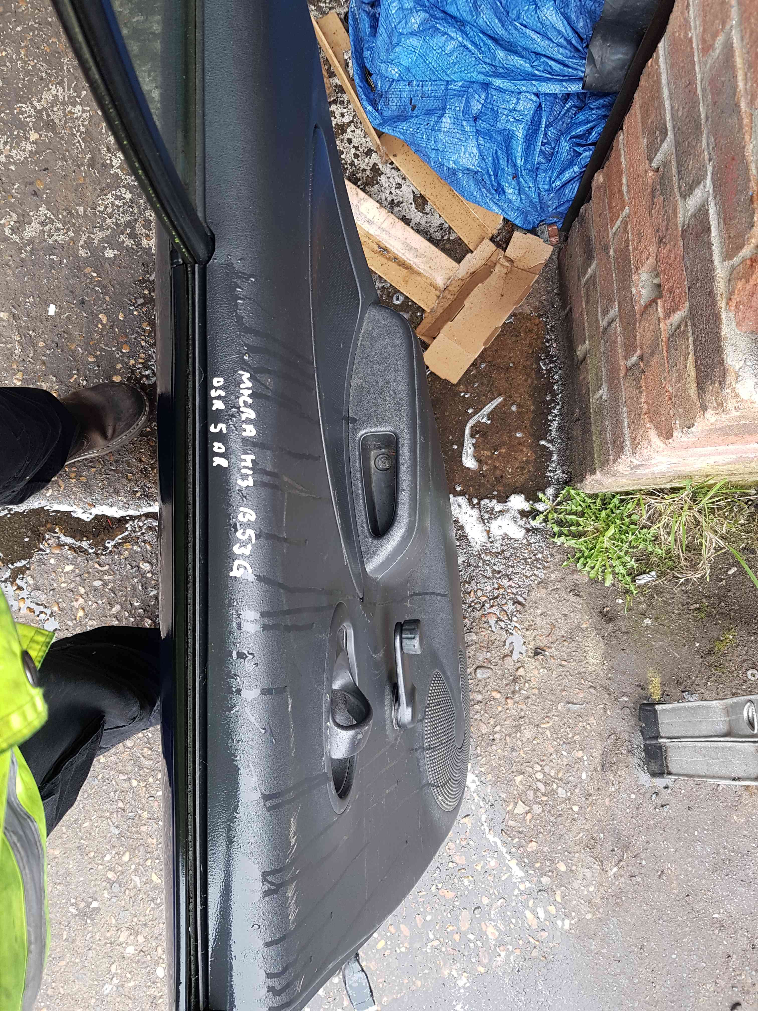 Thumb 4 Nissan Micra K13 2010-2017 Drivers OSR Rear Door Blue B53