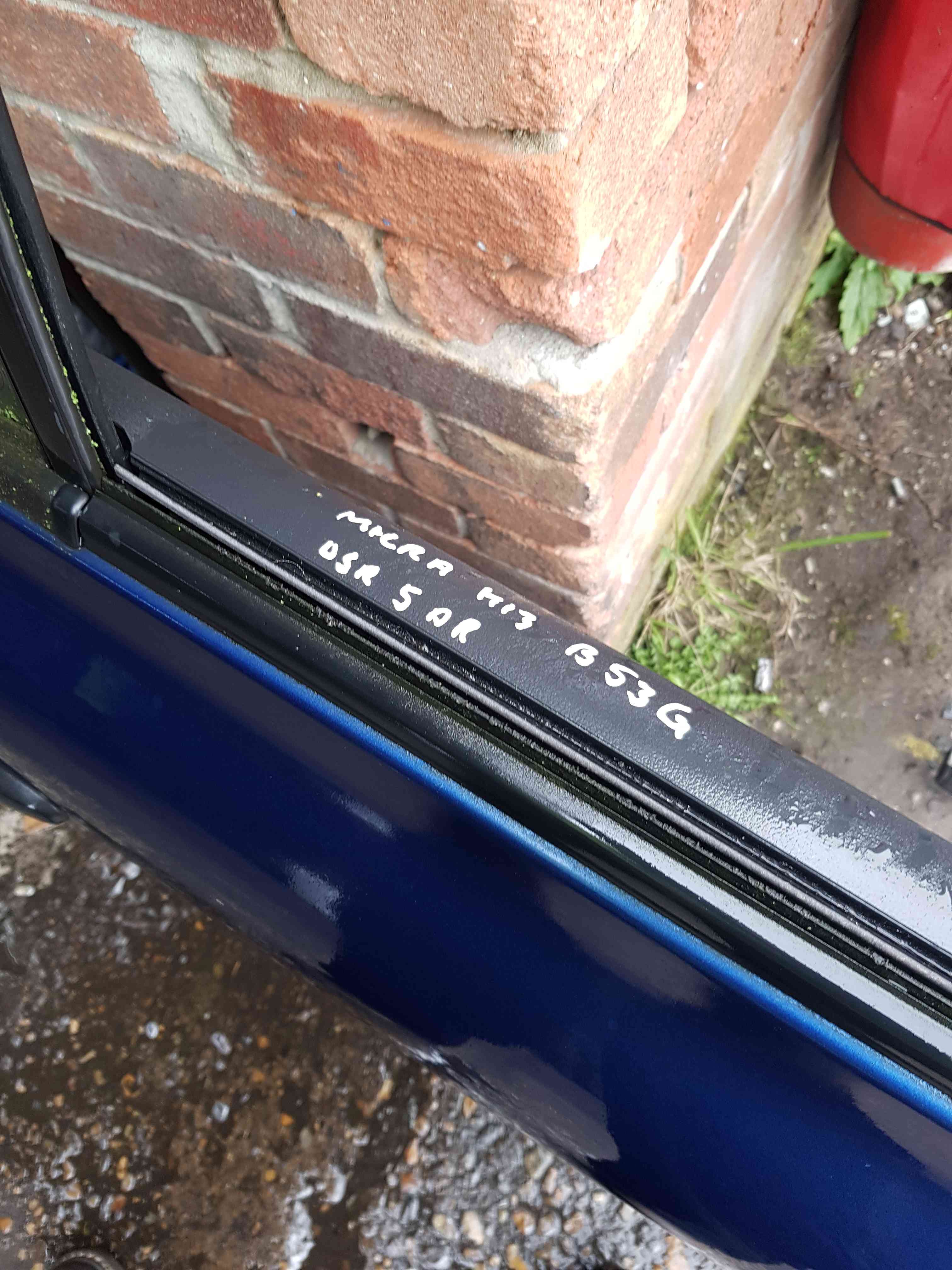 Thumb 5 Nissan Micra K13 2010-2017 Drivers OSR Rear Door Blue B53