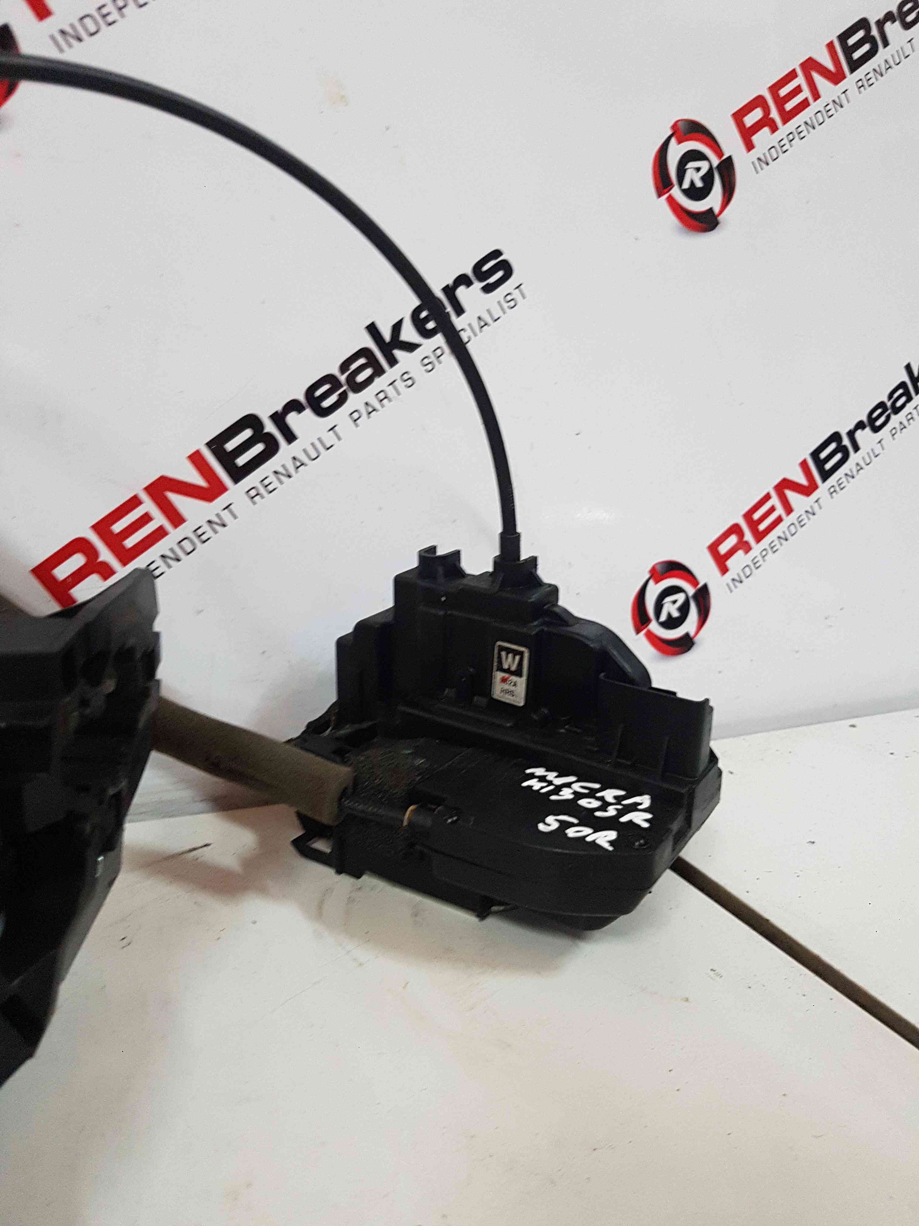 Thumb 2 Nissan Micra K13 2010-2017 Drivers OSR Rear Door Lock Mechanism 5Dr