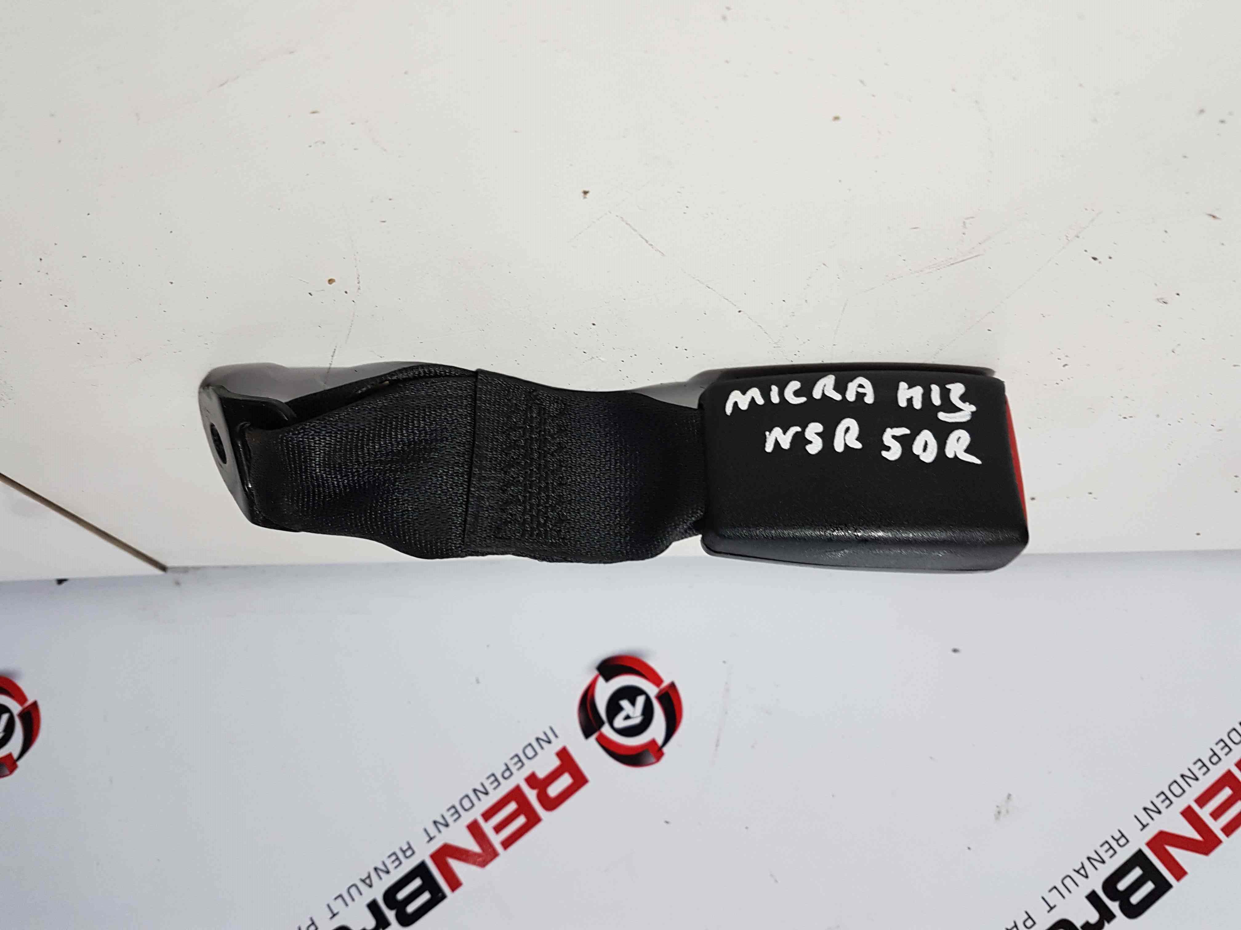 Thumb 8 Nissan Micra K13 2010-2017 Drivers OSR Rear Seat Belt Buckle Clip