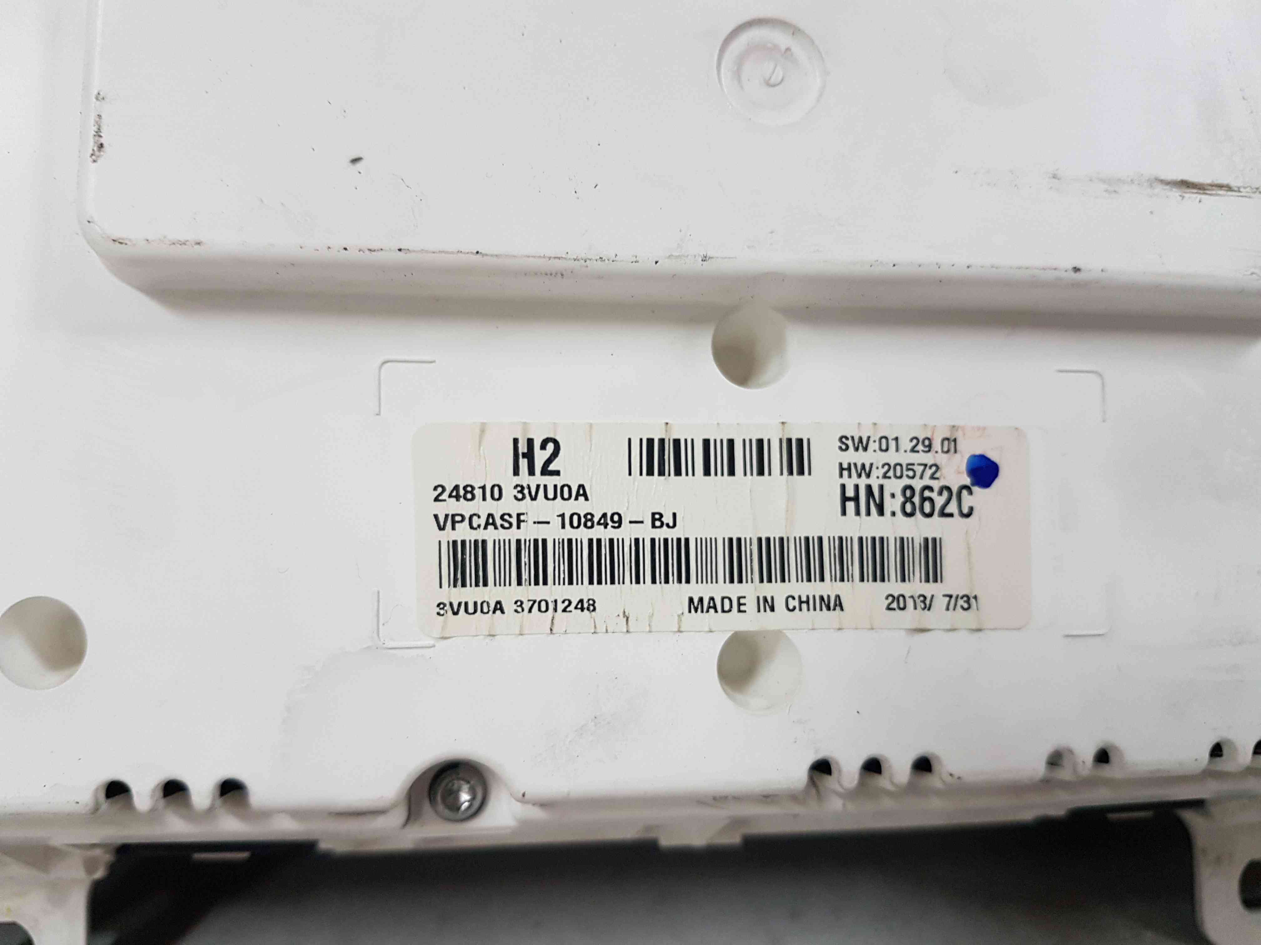 Thumb 5 Nissan Micra K13 2010-2017 Instrument Panel Dials Clocks 248103VU0A
