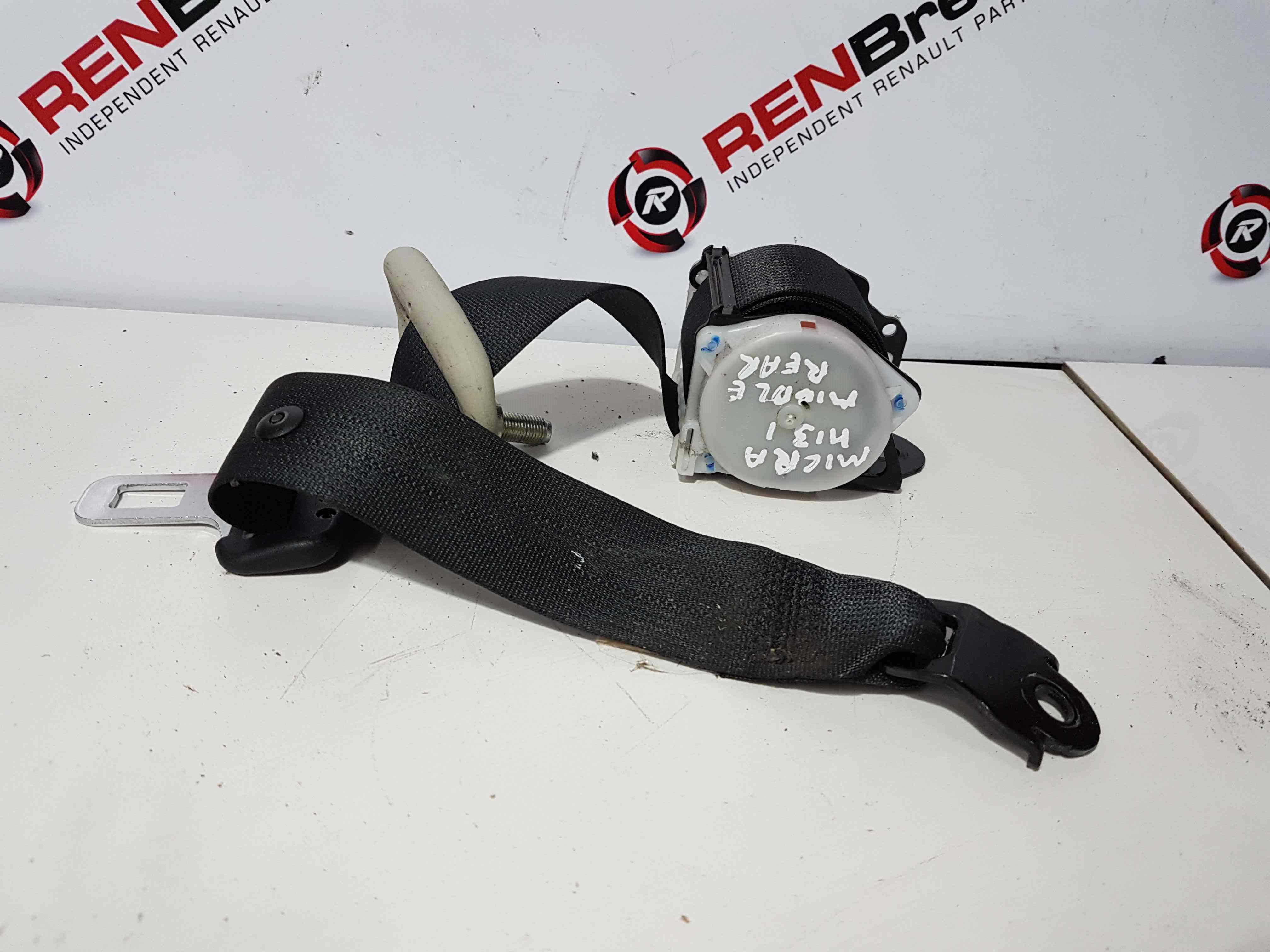 Thumb 2 Nissan Micra K13 2010-2017 Middle Centre Rear Seat Belt