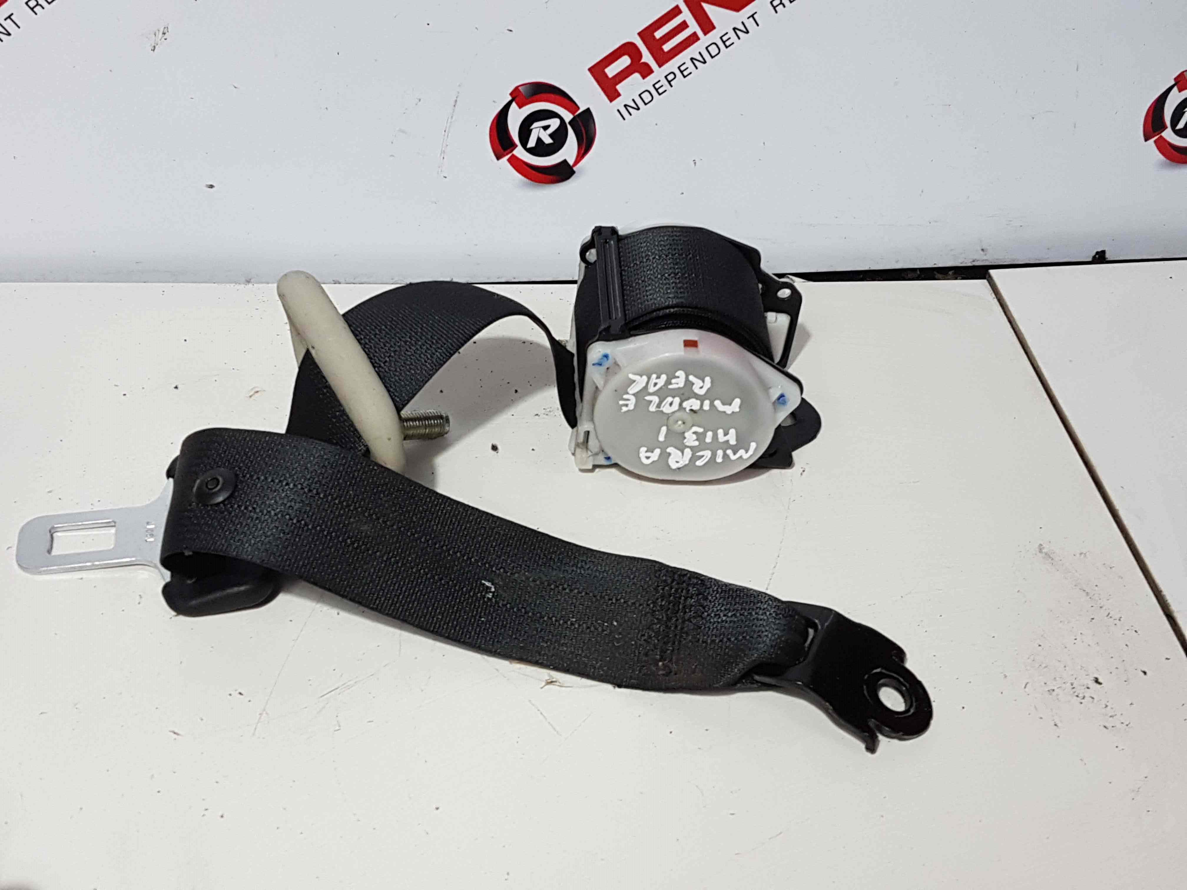 Thumb 4 Nissan Micra K13 2010-2017 Middle Centre Rear Seat Belt