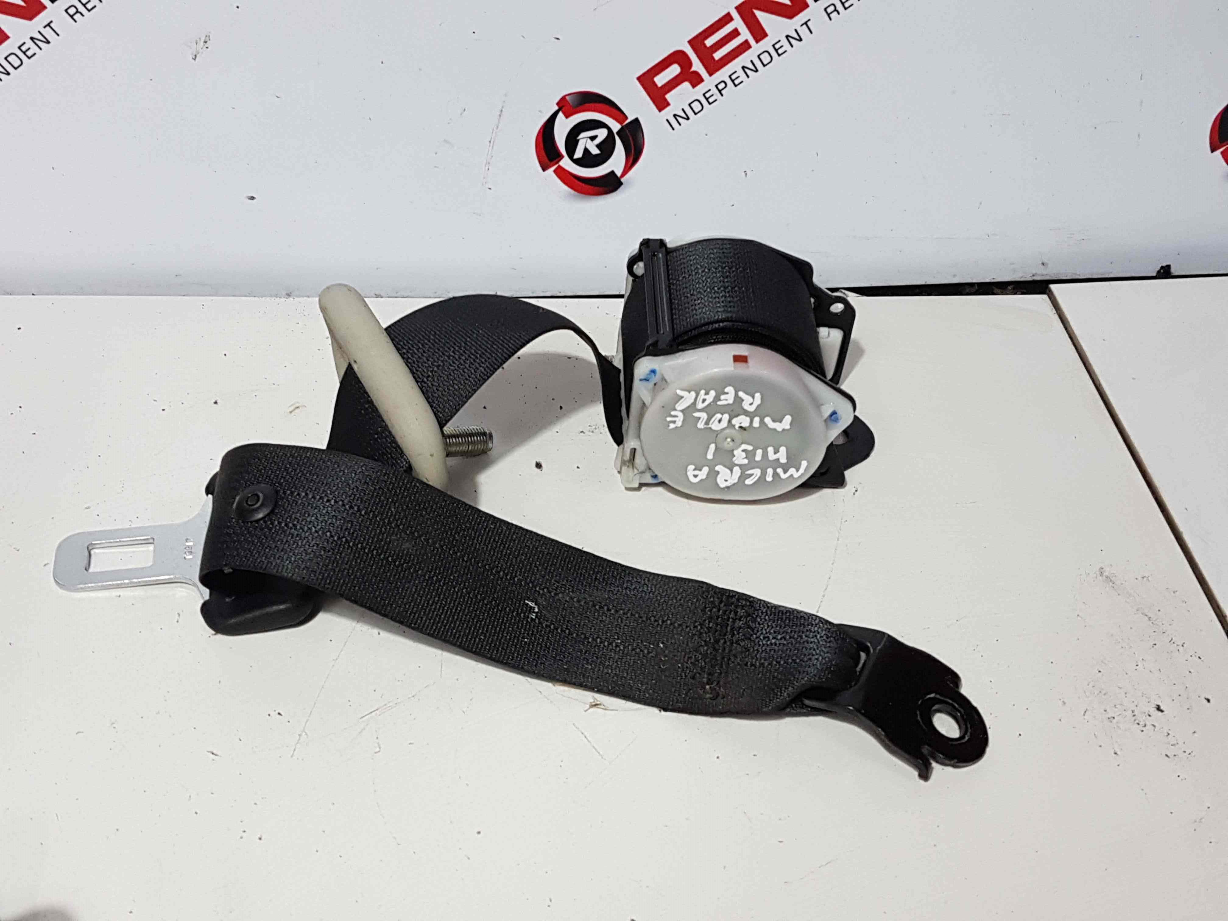 Thumb 5 Nissan Micra K13 2010-2017 Middle Centre Rear Seat Belt