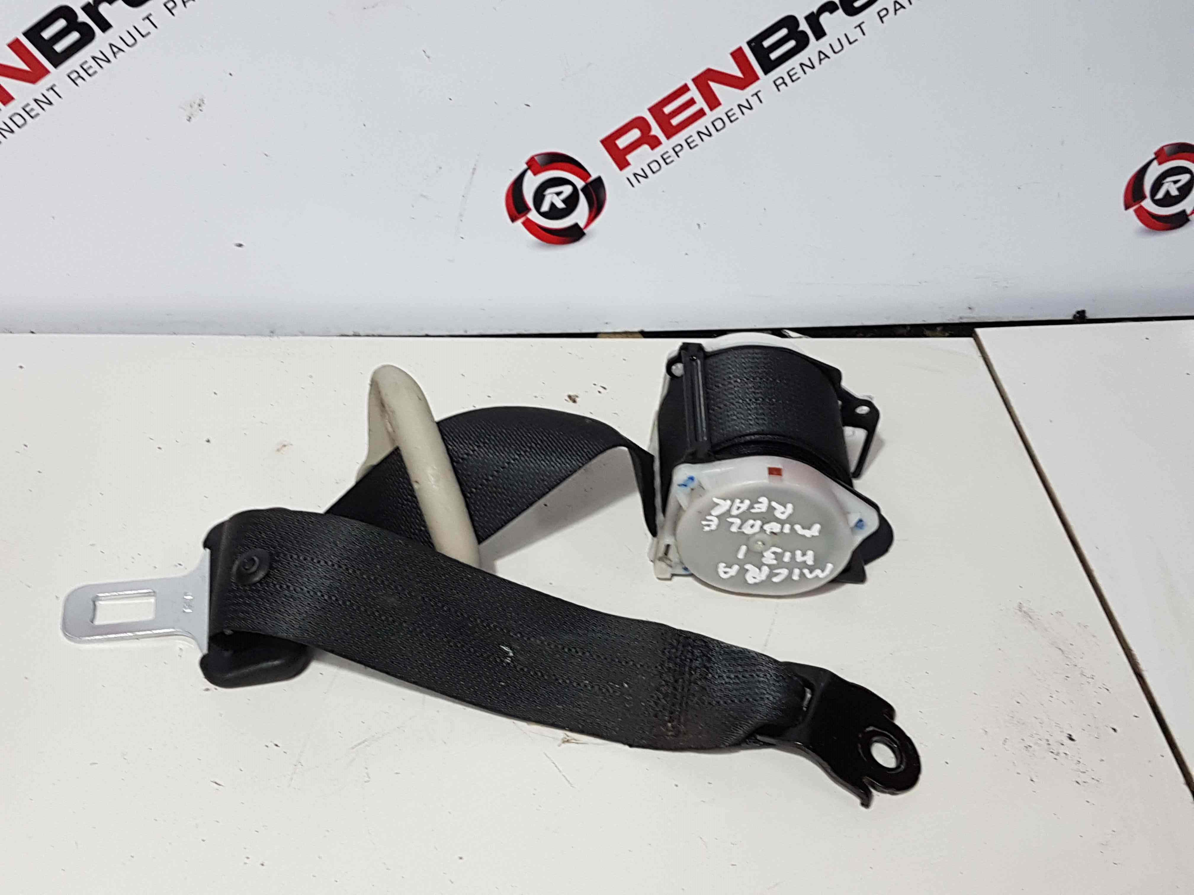 Thumb 8 Nissan Micra K13 2010-2017 Middle Centre Rear Seat Belt