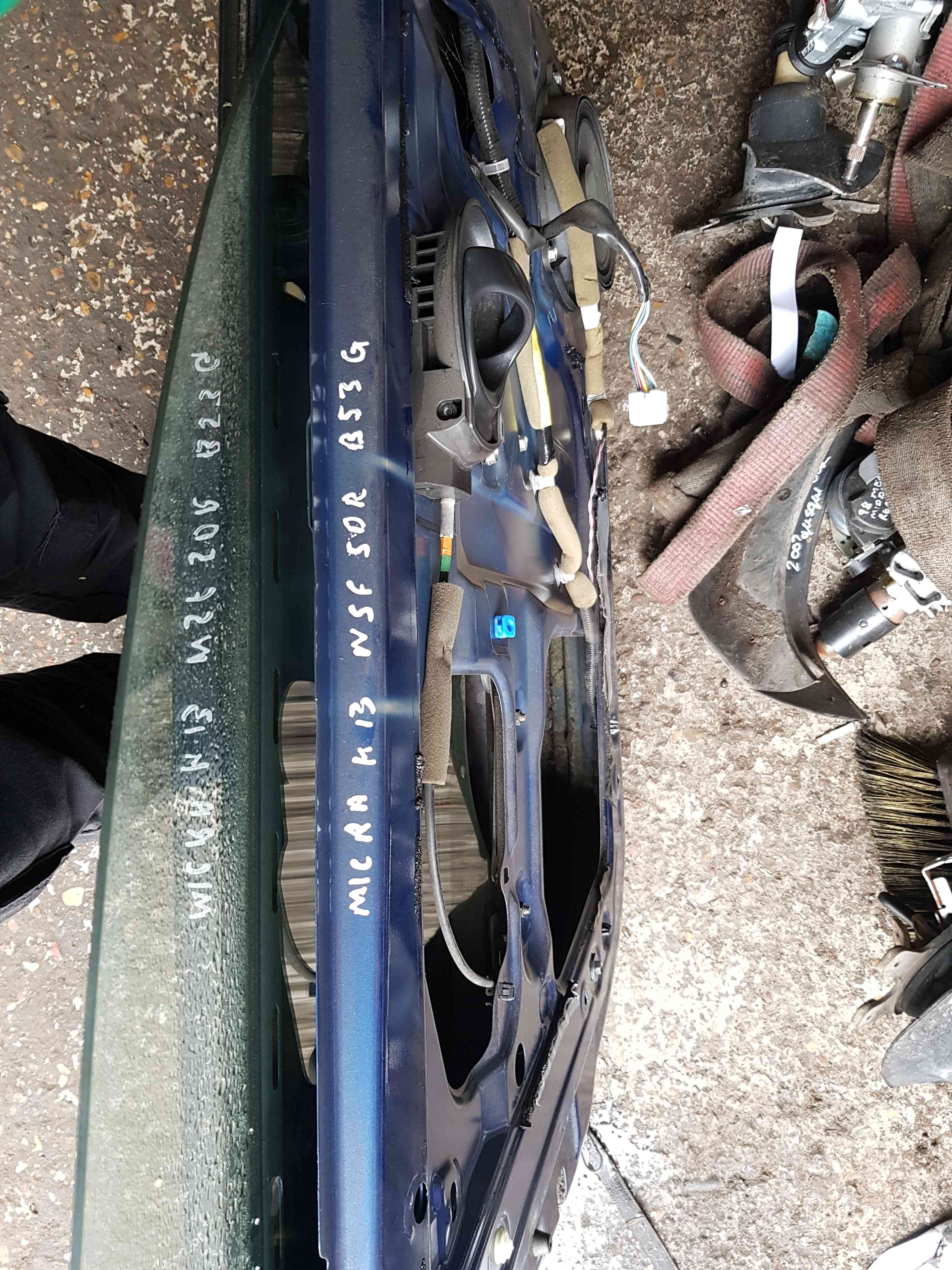 Thumb 4 Nissan Micra K13 2010-2017 Passenger NSF Front Door Blue B53