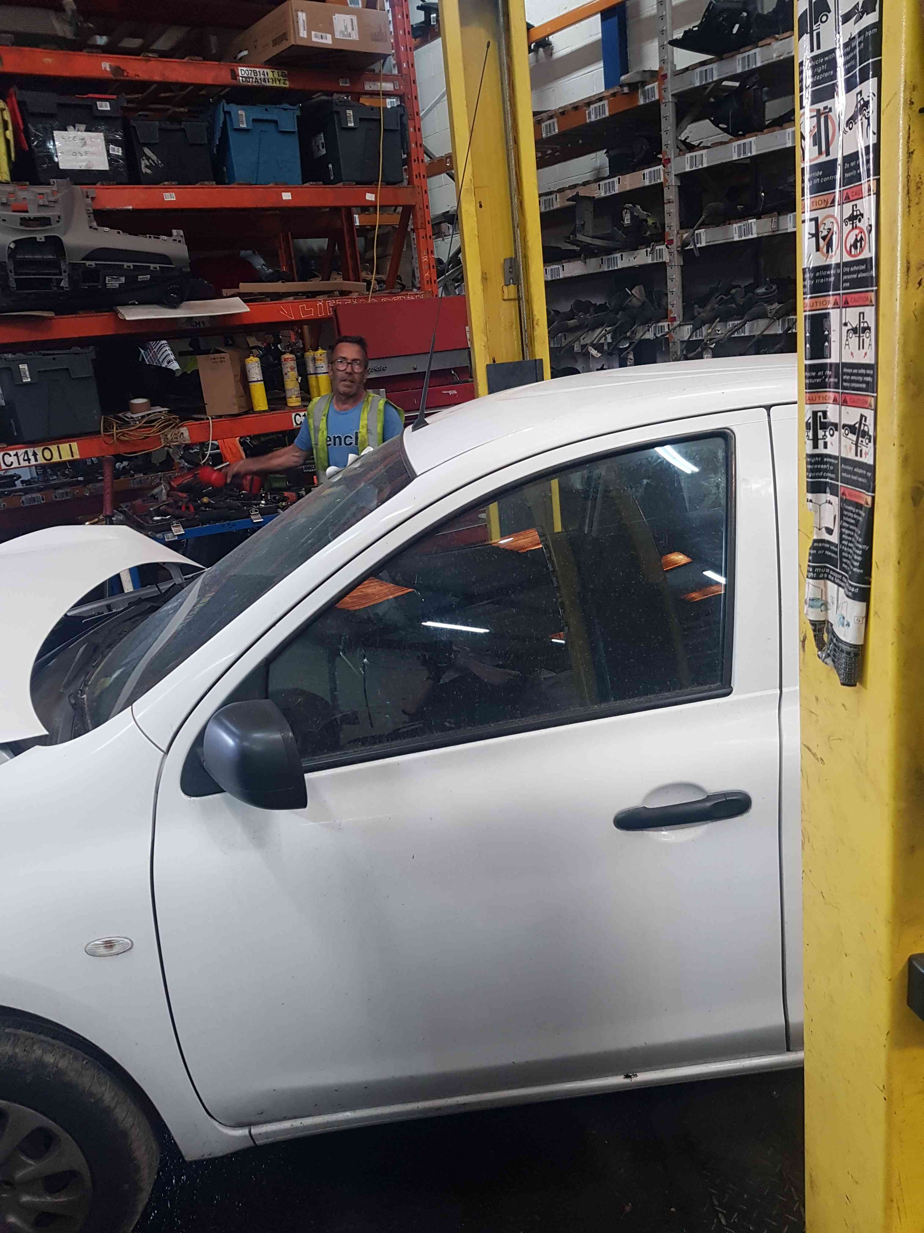 Thumb 2 Nissan Micra K13 2010-2017 Passenger NSF Front Door White QM1 5Dr