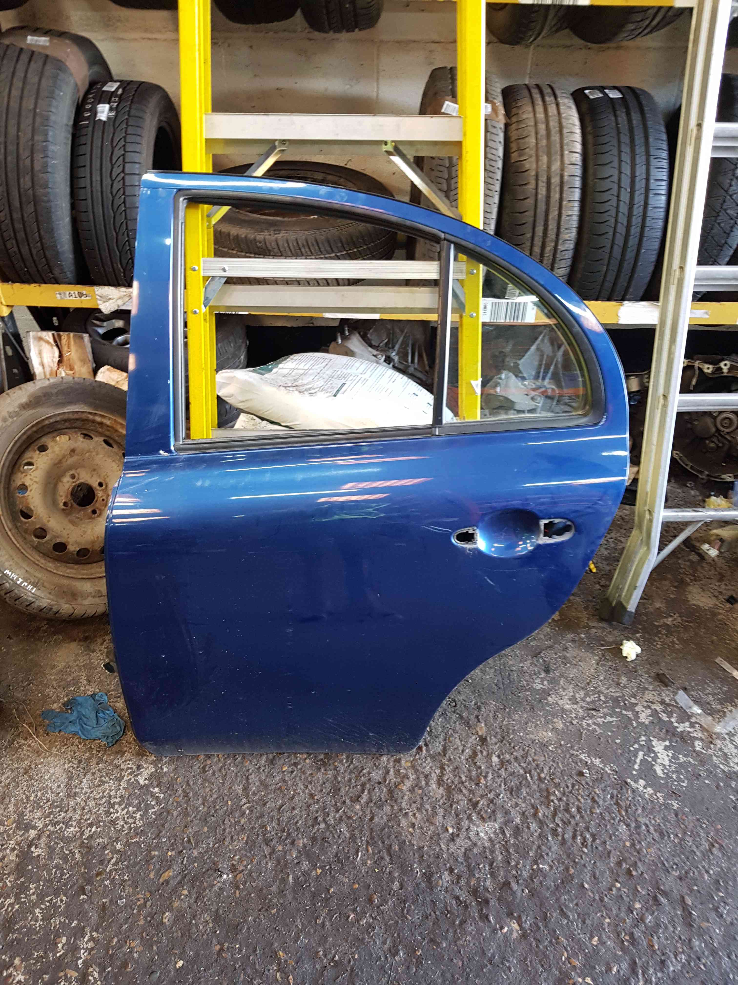 Thumb 7 Nissan Micra K13 2010-2017 Passenger NSR Rear Door Blue B53