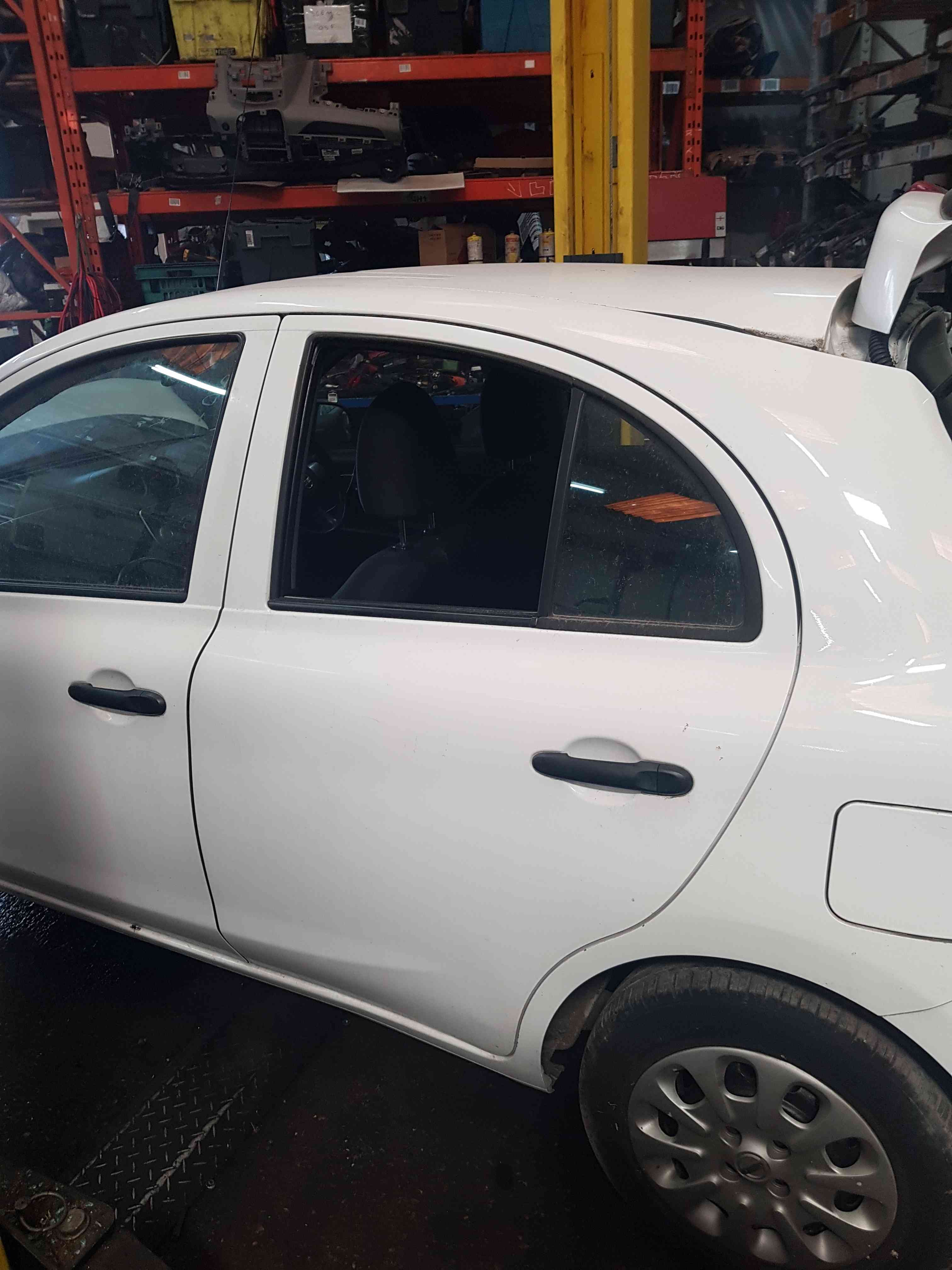 Thumb 2 Nissan Micra K13 2010-2017 Passenger NSR Rear Door White QM1 5Dr
