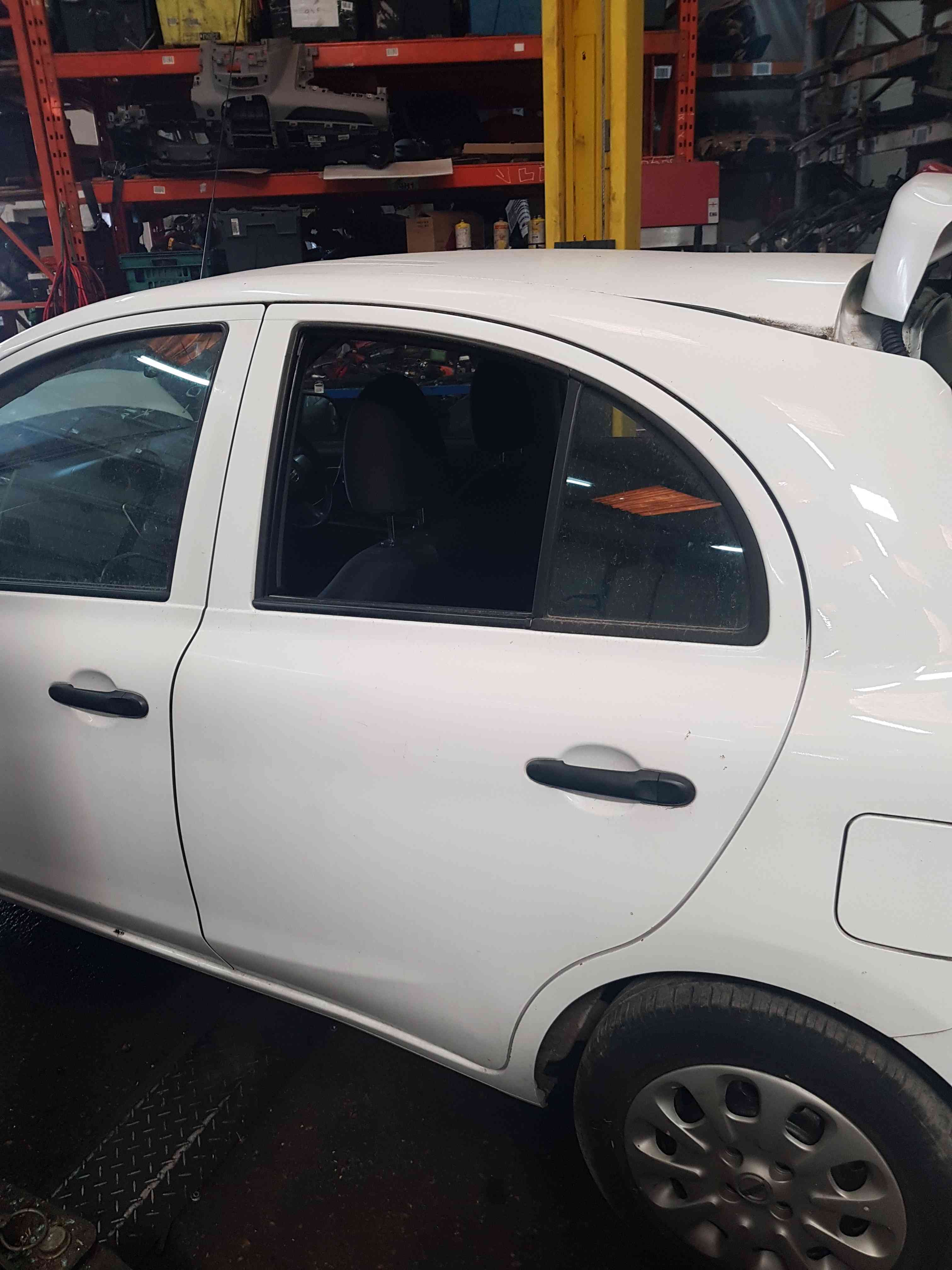 Thumb 3 Nissan Micra K13 2010-2017 Passenger NSR Rear Door White QM1 5Dr