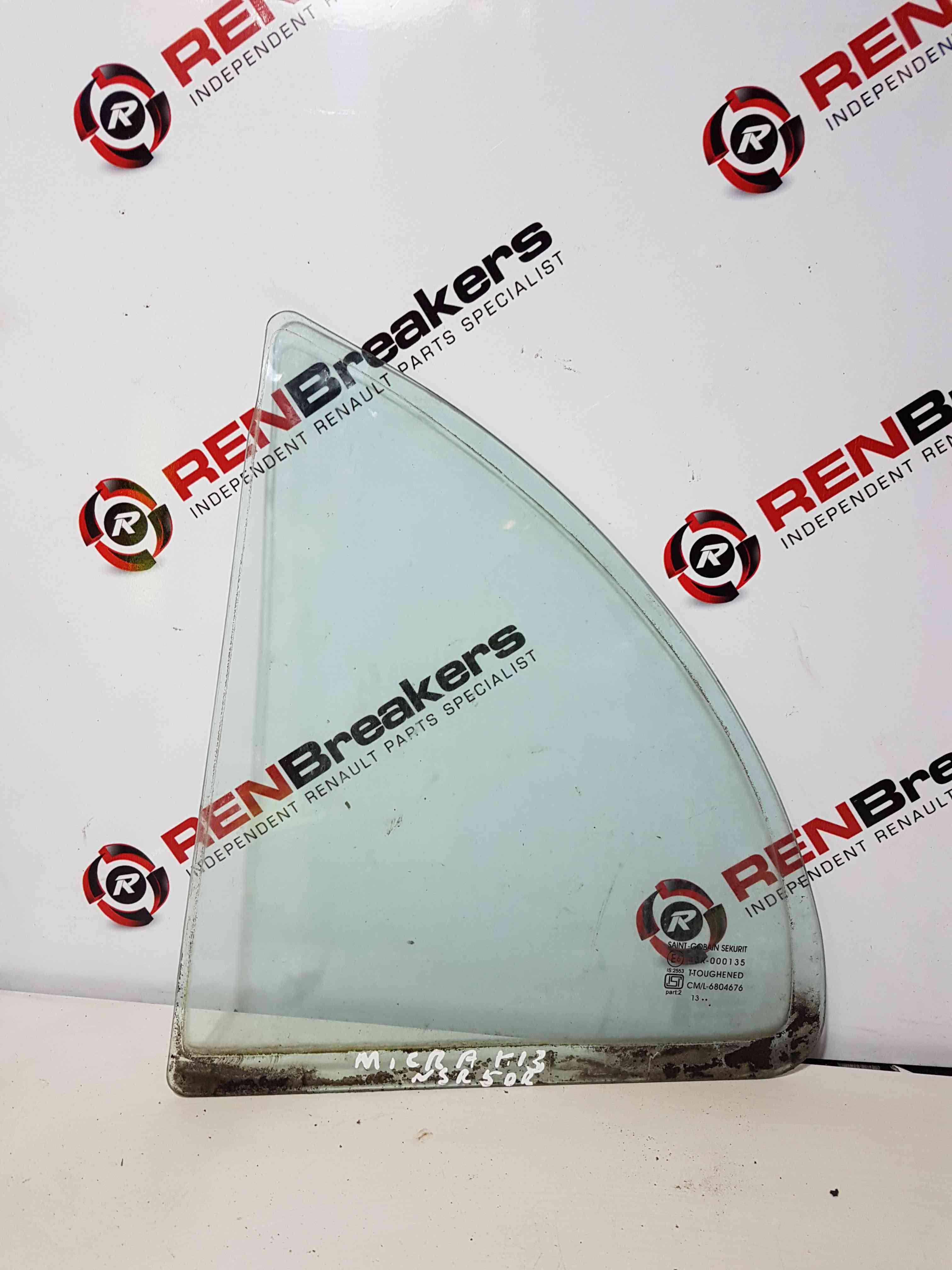 Thumb 6 Nissan Micra K13 2010-2017 Passenger NSR Rear Glass