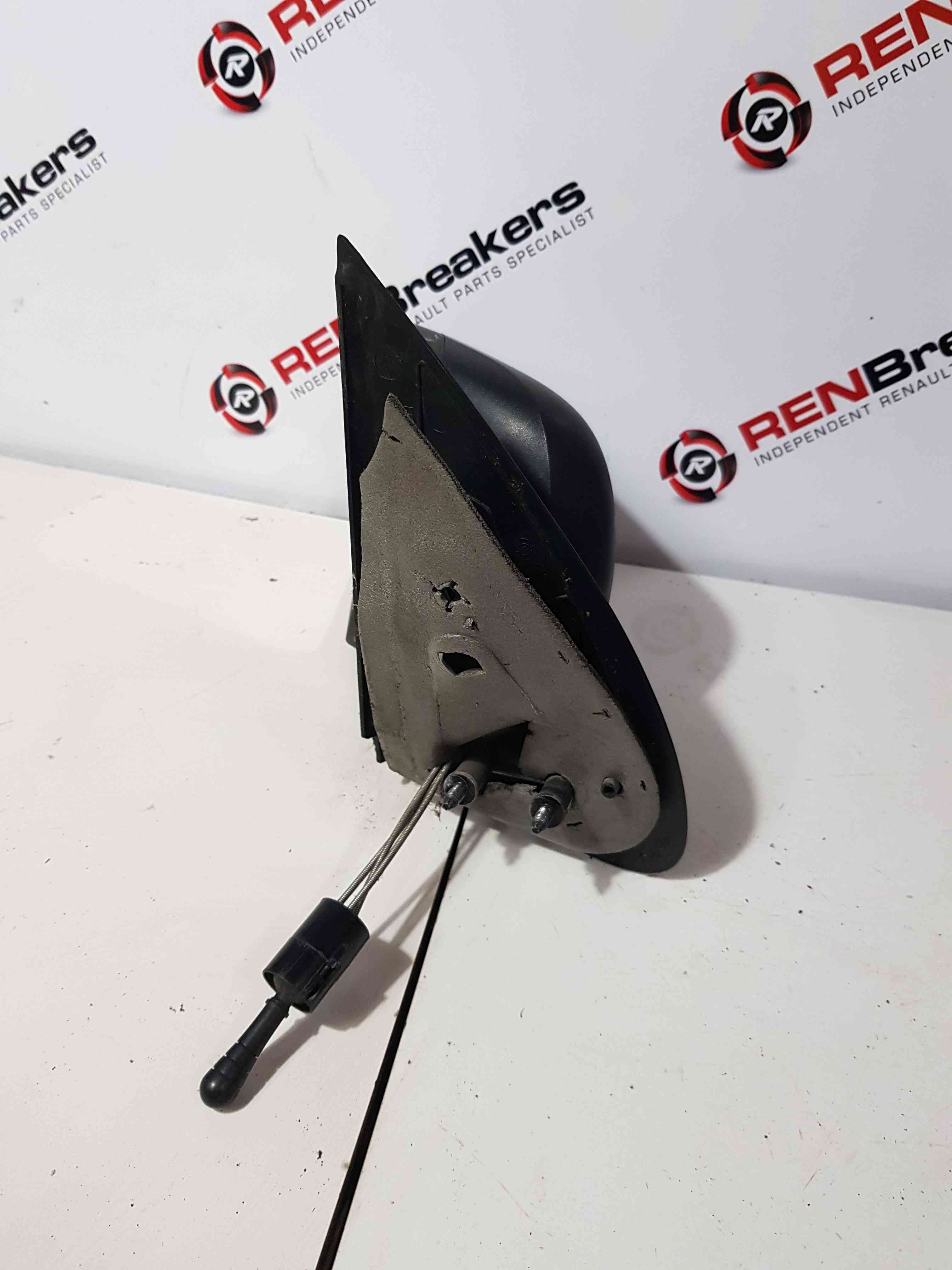 Thumb 3 Nissan Micra K13 2010-2017 Passenger Ns Wing Mirror Plain Black Manual