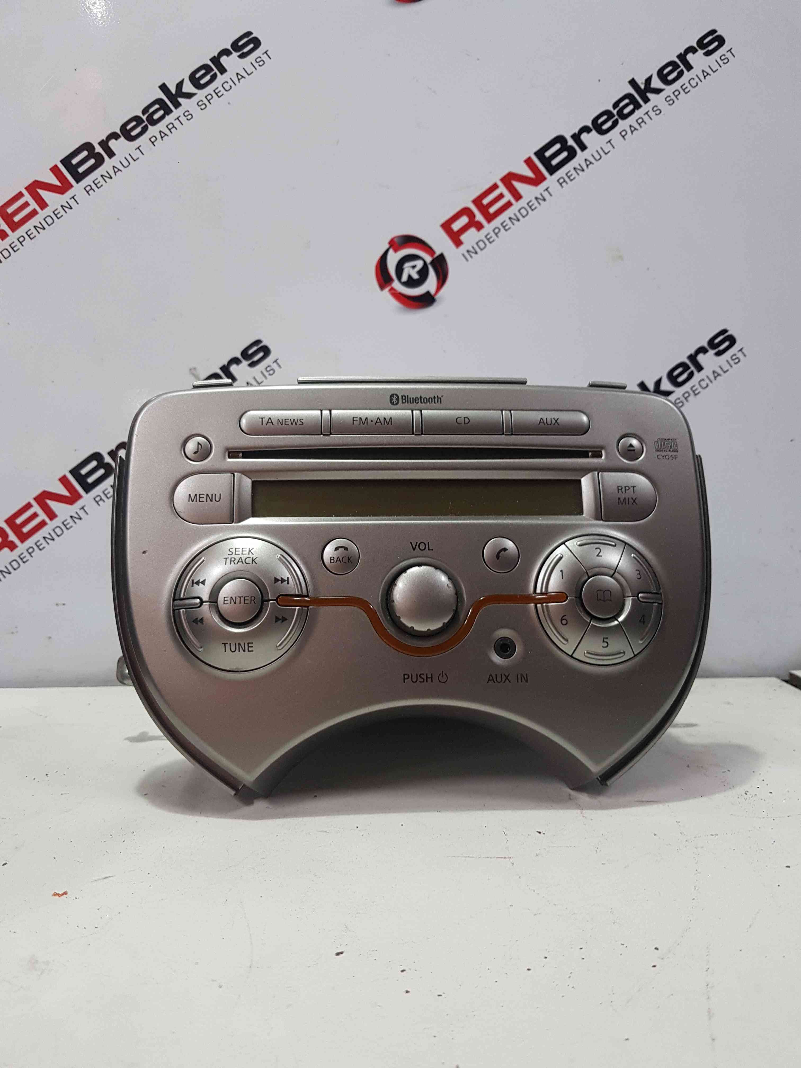 Thumb 8 Nissan Micra K13 2010-2017 Radio Cd Player Stereo Unit + Code 281851Haoa