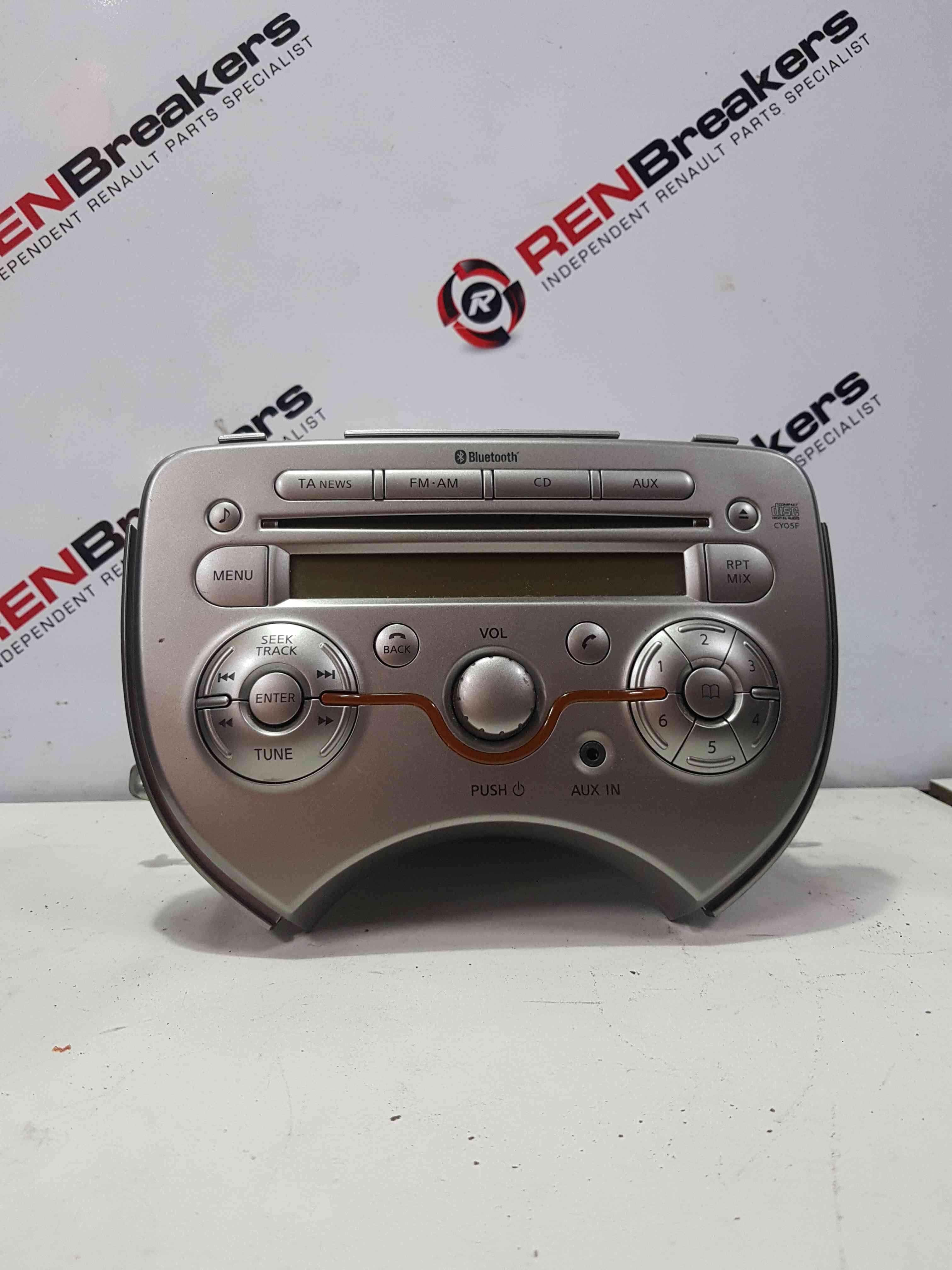 Thumb 10 Nissan Micra K13 2010-2017 Radio Cd Player Stereo Unit + Code 281851Haoa